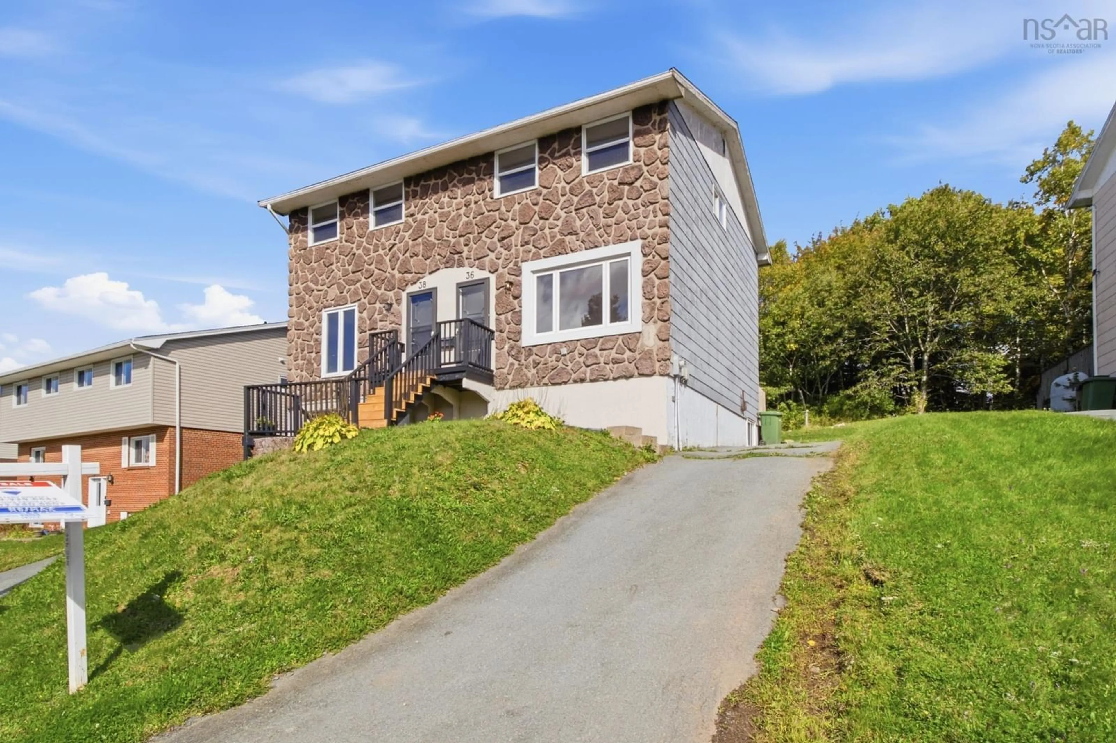 Home with brick exterior material, street for 36 Regal Rd, Dartmouth Nova Scotia B2W 4H6