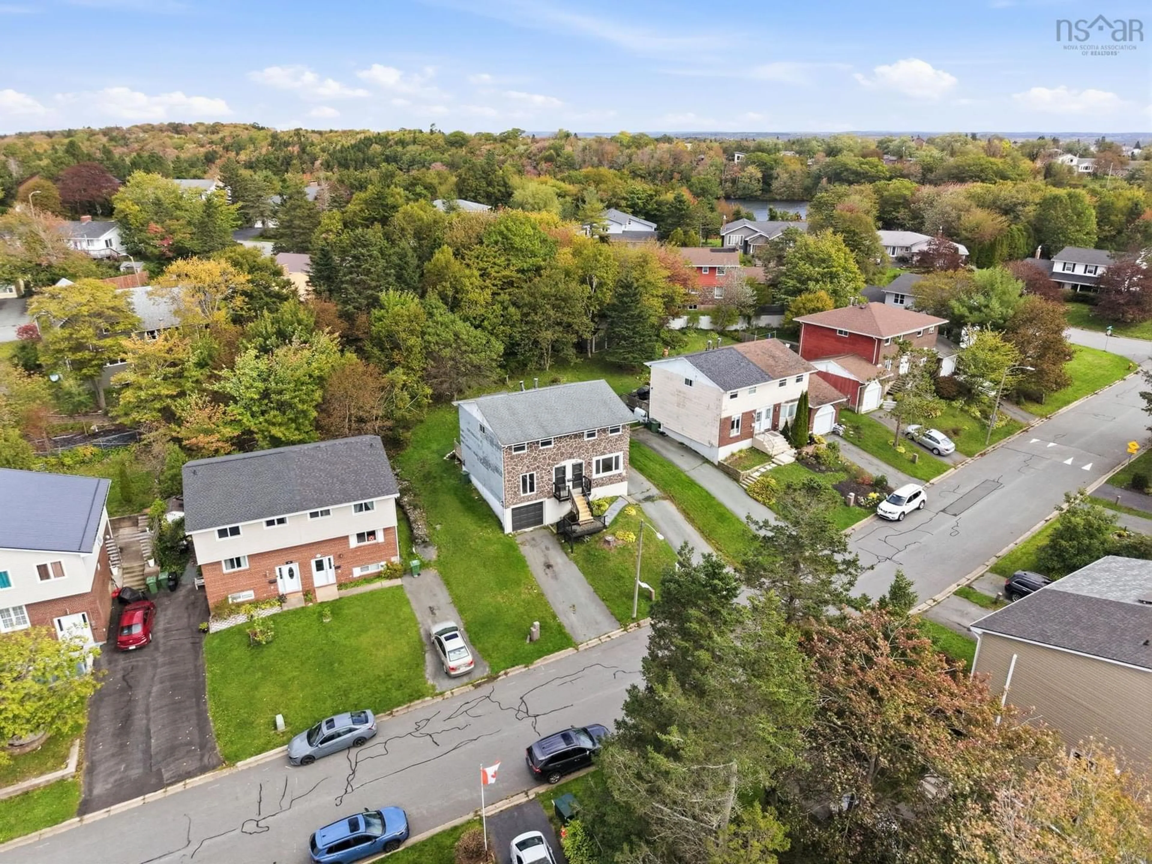 A pic from outside/outdoor area/front of a property/back of a property/a pic from drone, street for 38 Regal Rd, Dartmouth Nova Scotia B2W 4H6