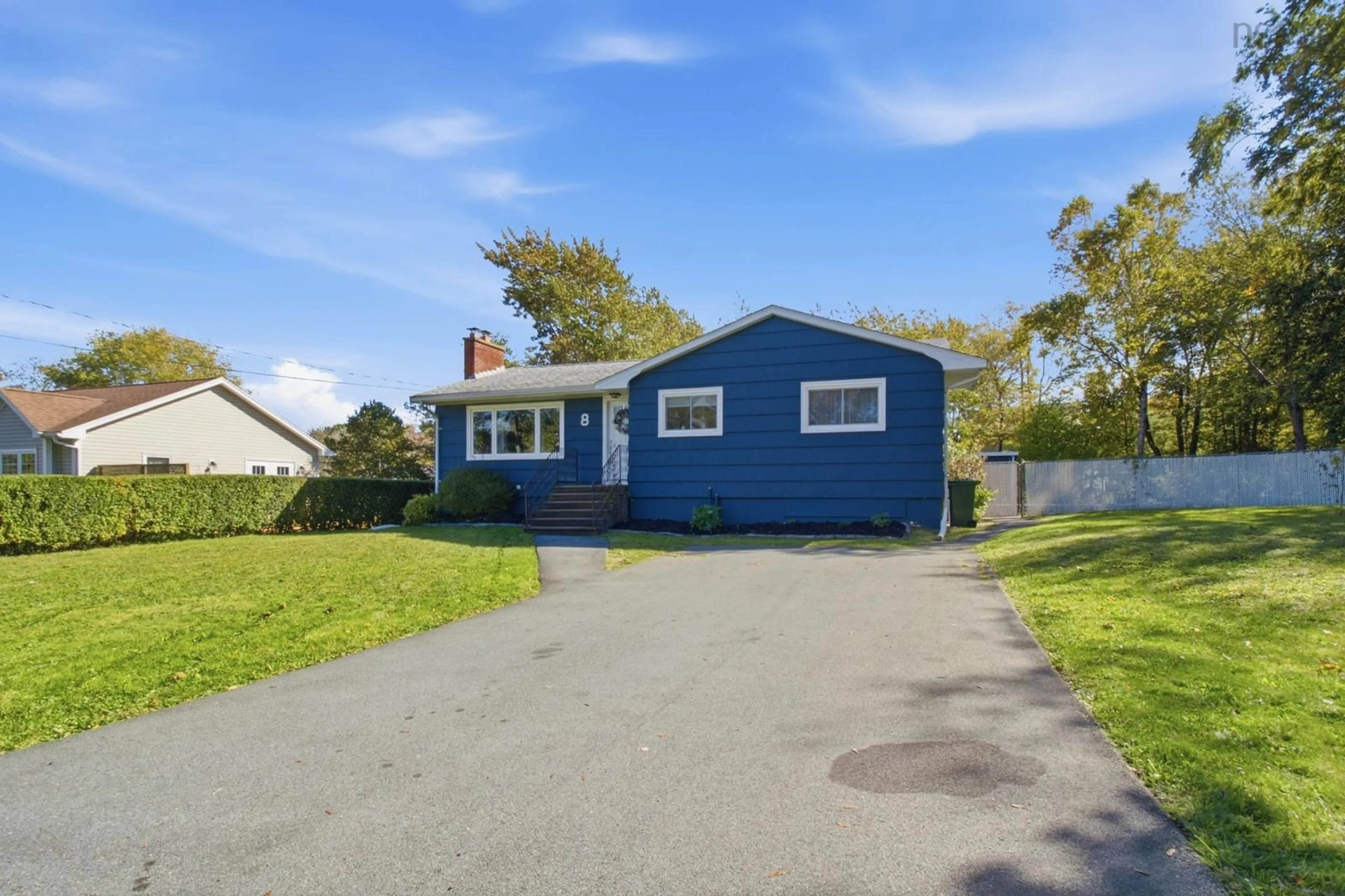 Home with vinyl exterior material, street for 8 Edward Laurie Dr, Halifax Nova Scotia B3M 2C5