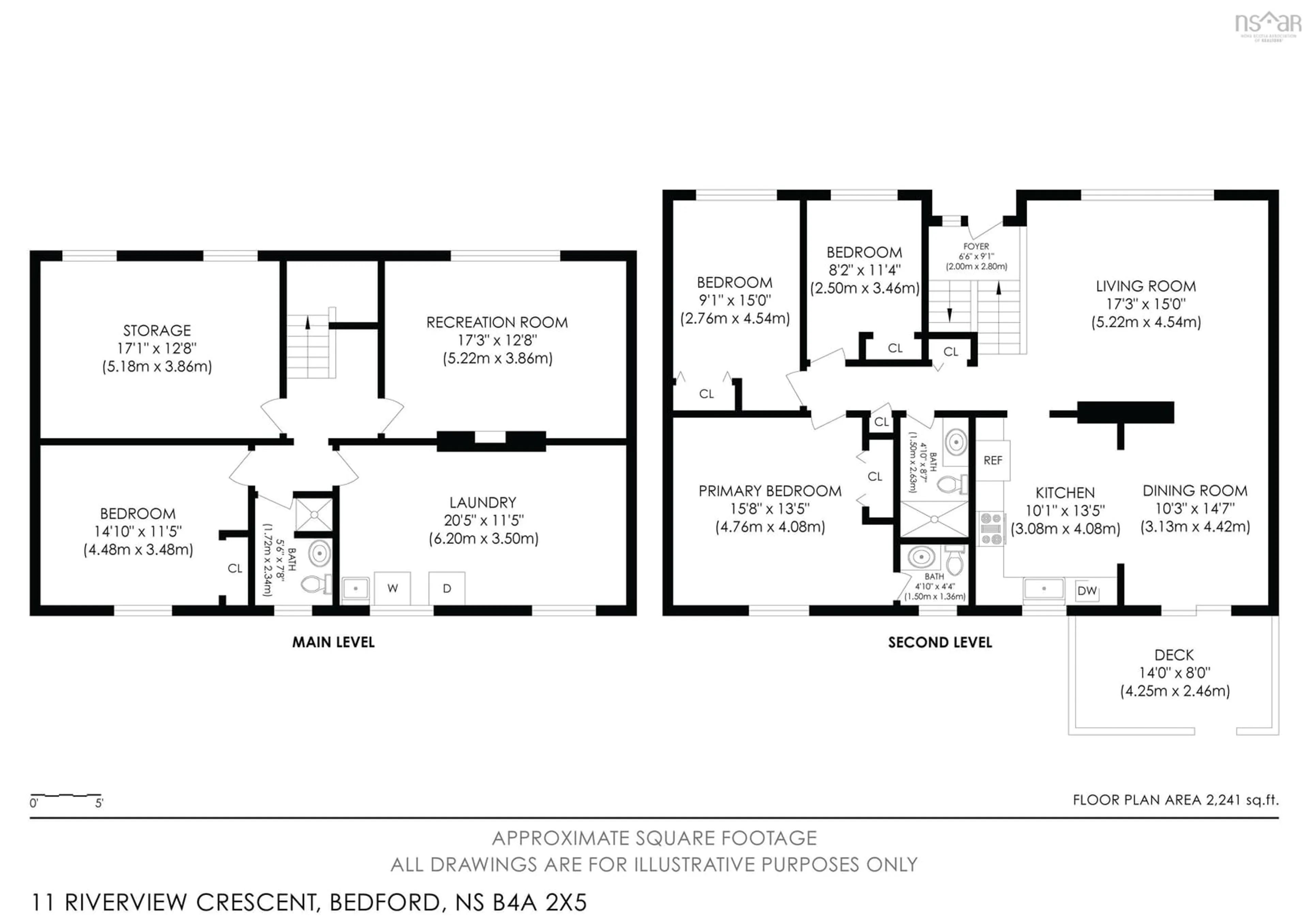 Floor plan for 11 Riverview Cres, Bedford Nova Scotia B4A 2X5