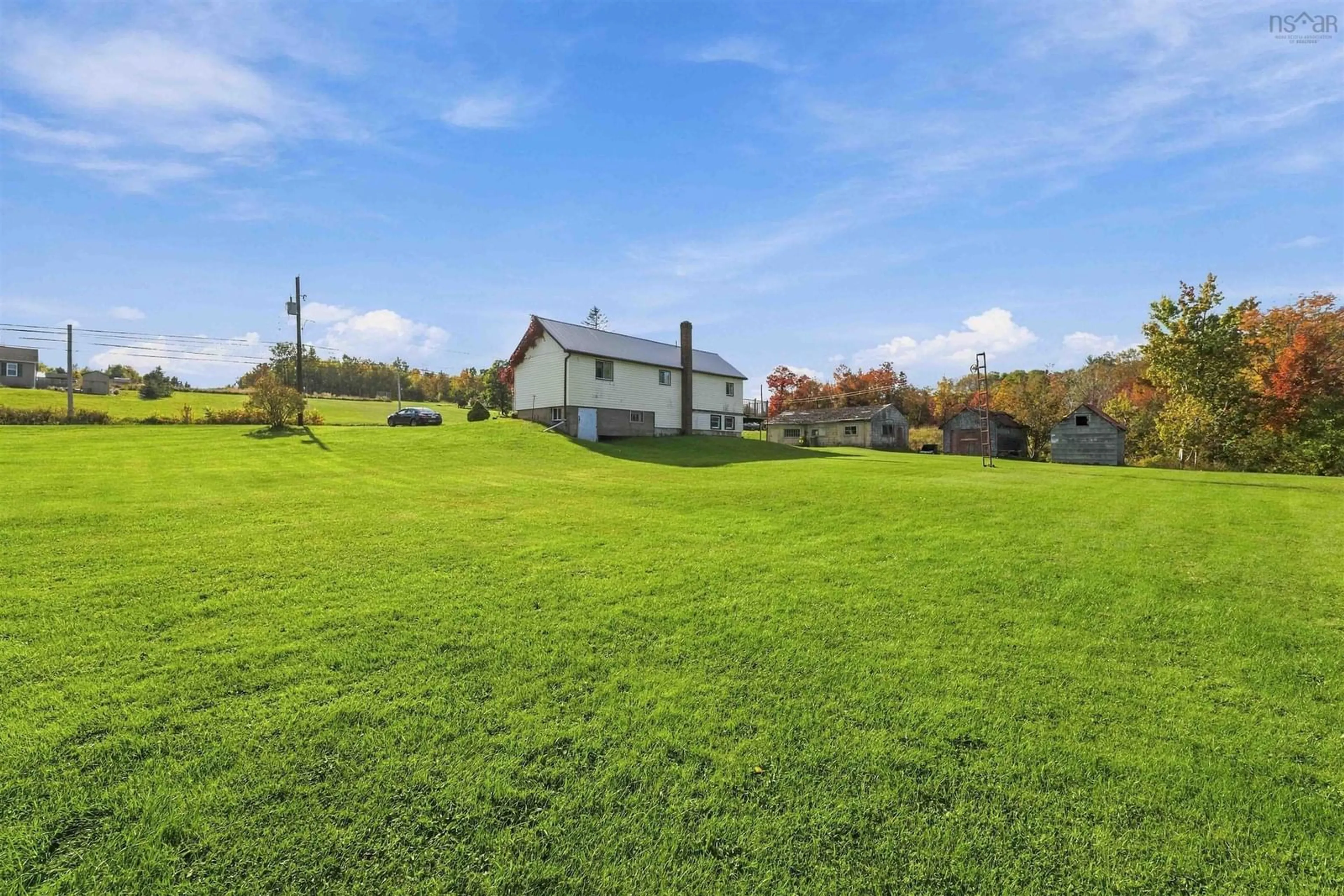 A pic from outside/outdoor area/front of a property/back of a property/a pic from drone, unknown for 13631 Highway 1, Hants Border Nova Scotia B0P 1P0