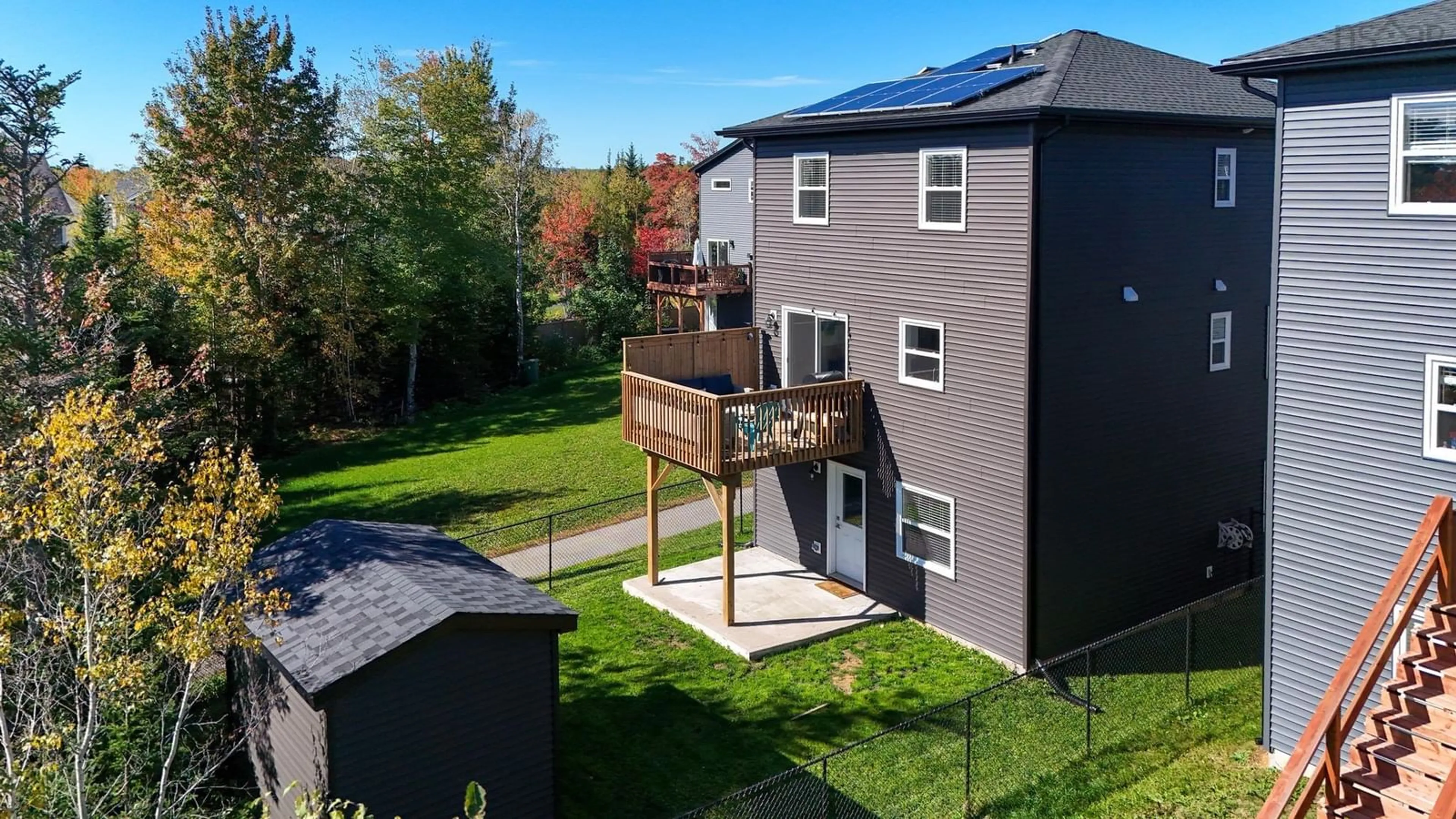 A pic from outside/outdoor area/front of a property/back of a property/a pic from drone, unknown for 16 Sam Cres, Elmsdale Nova Scotia B2S 0B6