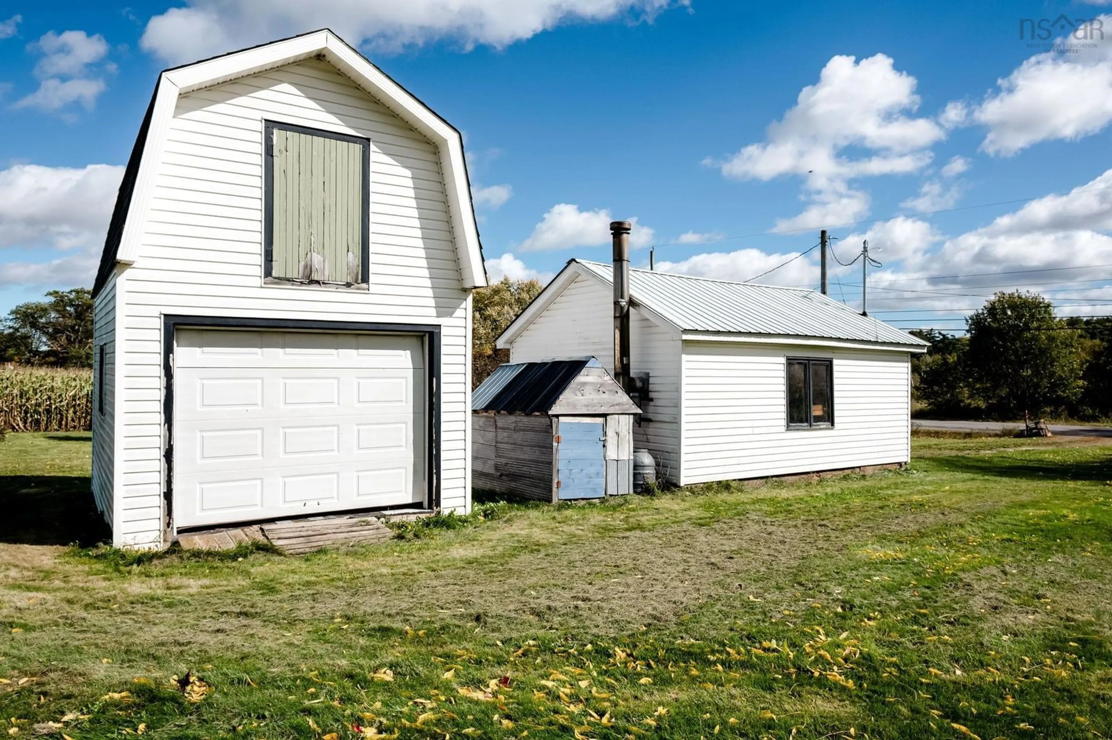 Home with vinyl exterior material, street for 1815 Lakewood Rd, Steam Mill Nova Scotia B4N 3V7