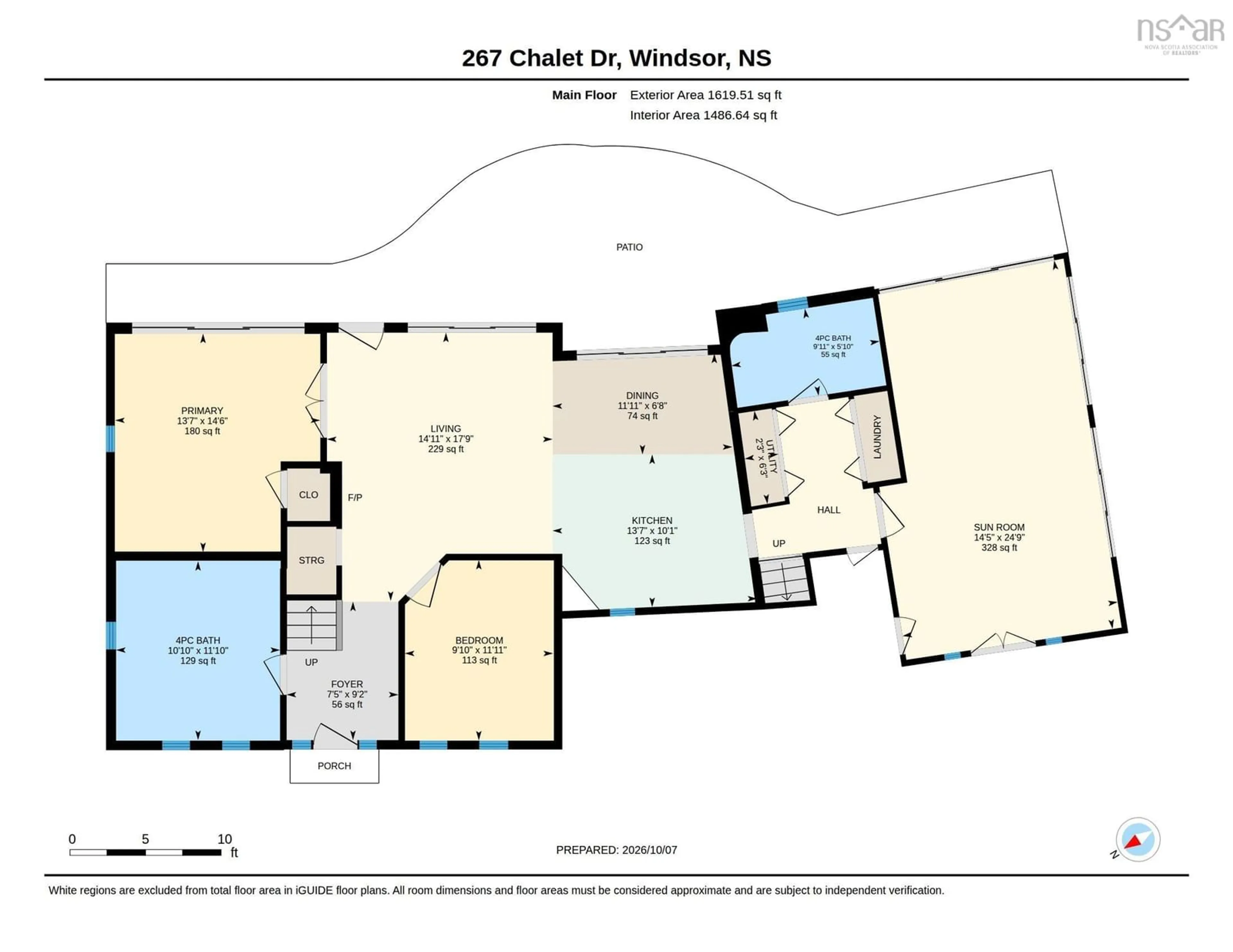 Floor plan for 267 Chalet Dr, Vaughan Nova Scotia B0N 2T0