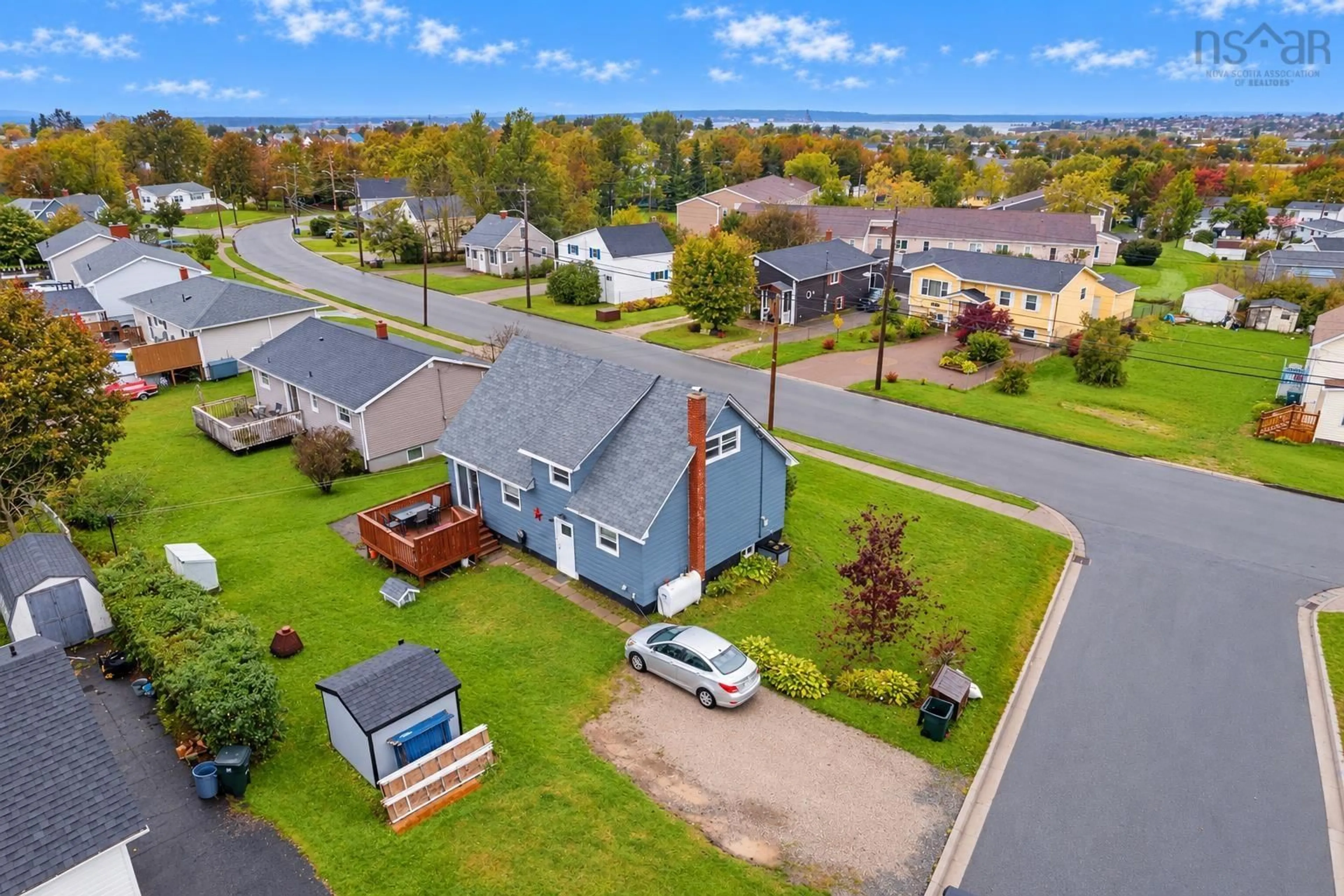 A pic from outside/outdoor area/front of a property/back of a property/a pic from drone, unknown for 936 Upper Prince St, Sydney Nova Scotia B1P 5P2