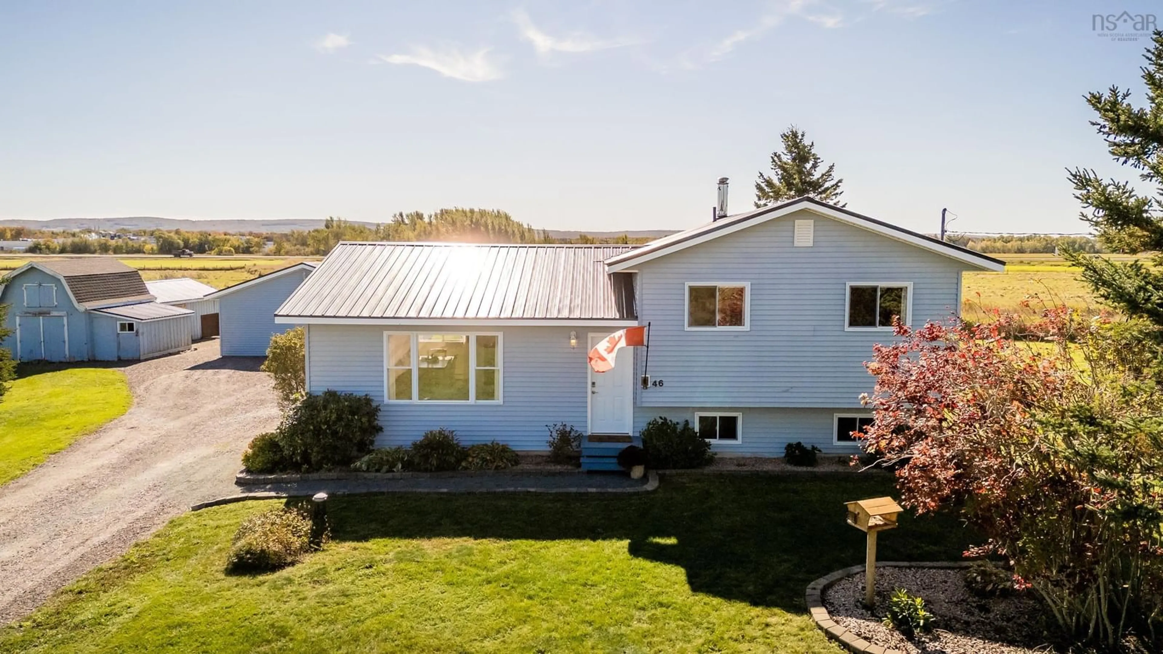 Home with vinyl exterior material, unknown for 46 Parker Condon Rd, Berwick North Nova Scotia B0P 1E0