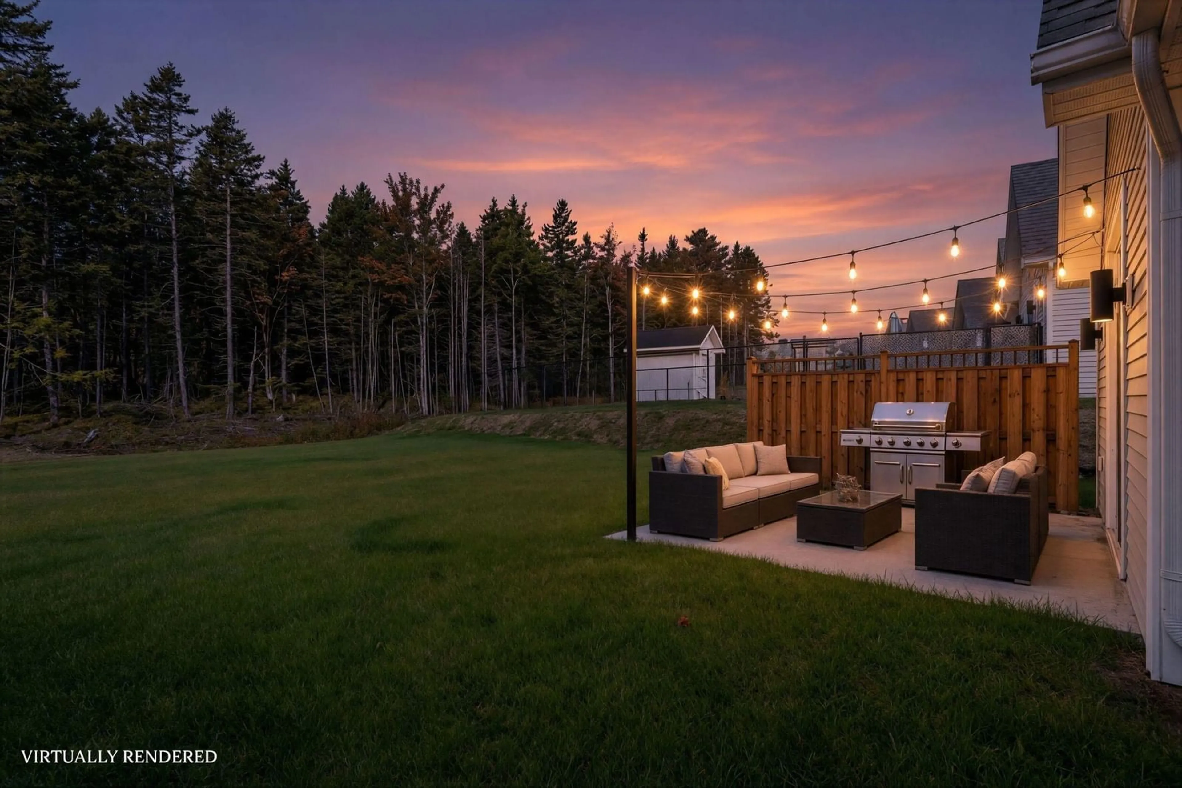 Patio, forest/trees view for 9 Chester Hills Dr, Chester Nova Scotia B0J 1J0
