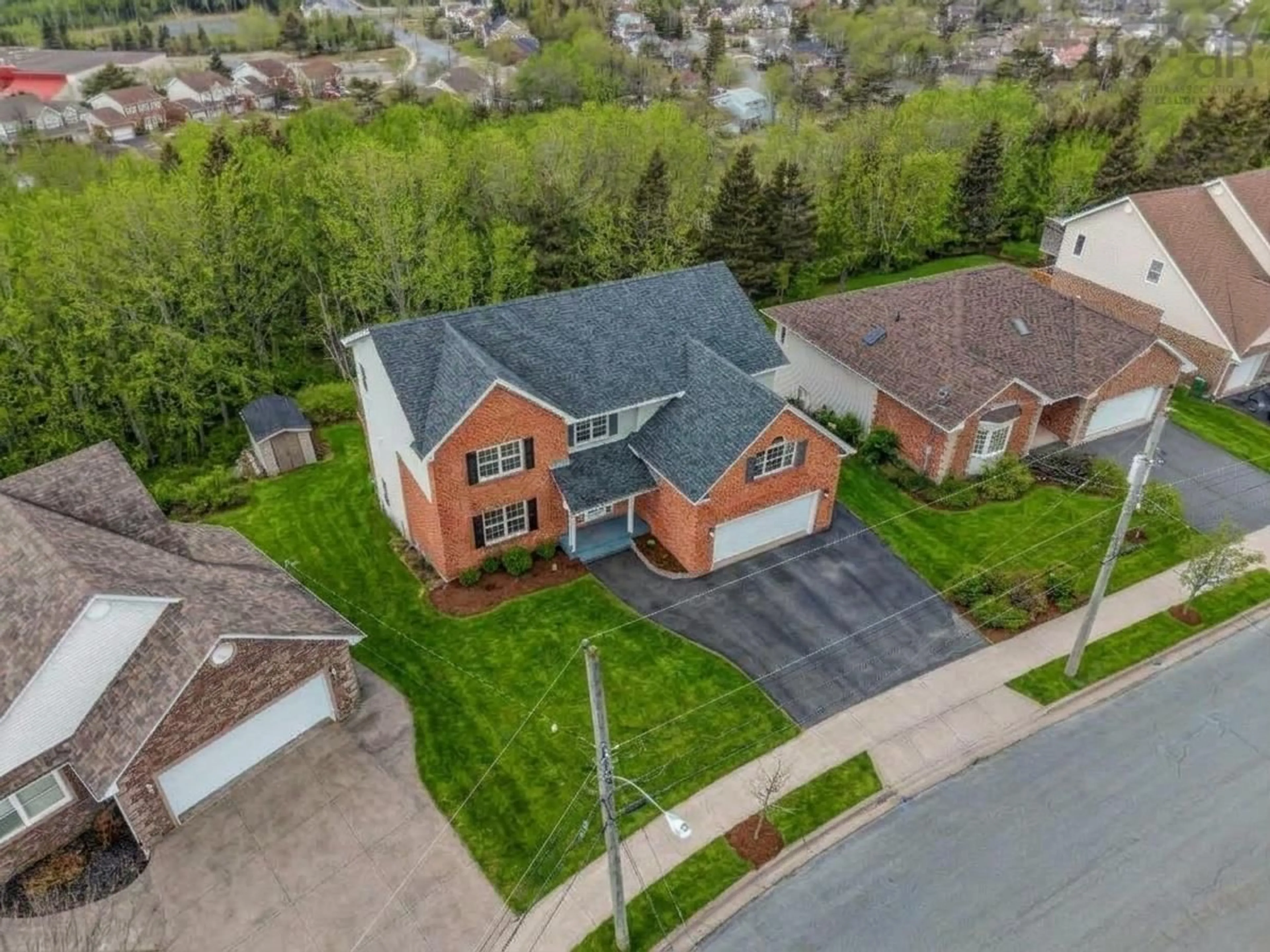 A pic from outside/outdoor area/front of a property/back of a property/a pic from drone, street for 86 Summer Field Way, Portland Hills Nova Scotia B2W 6M7