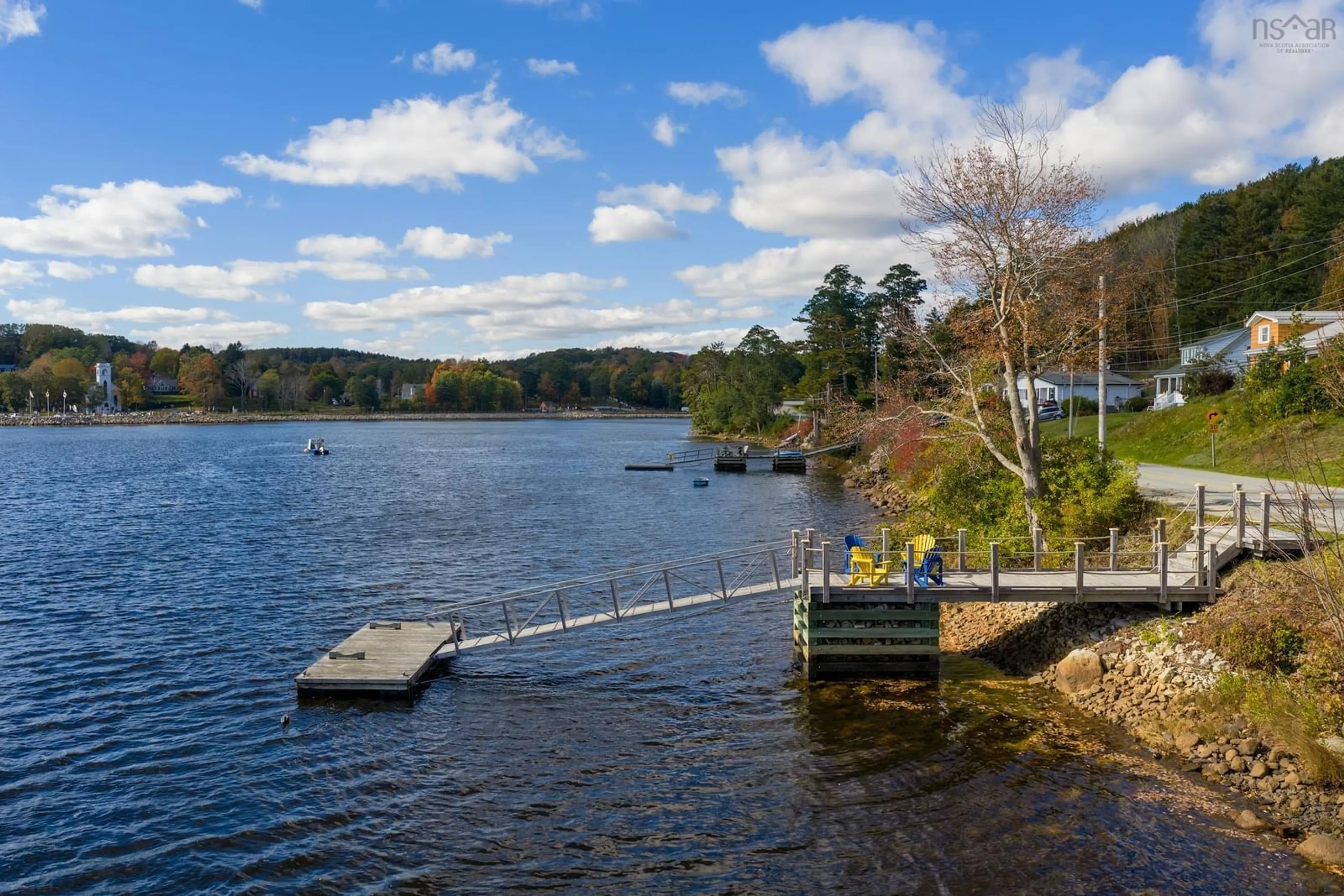 A pic from outside/outdoor area/front of a property/back of a property/a pic from drone, water/lake/river/ocean view for 1712 Oakland Rd, Oakland Nova Scotia B0J 2E0