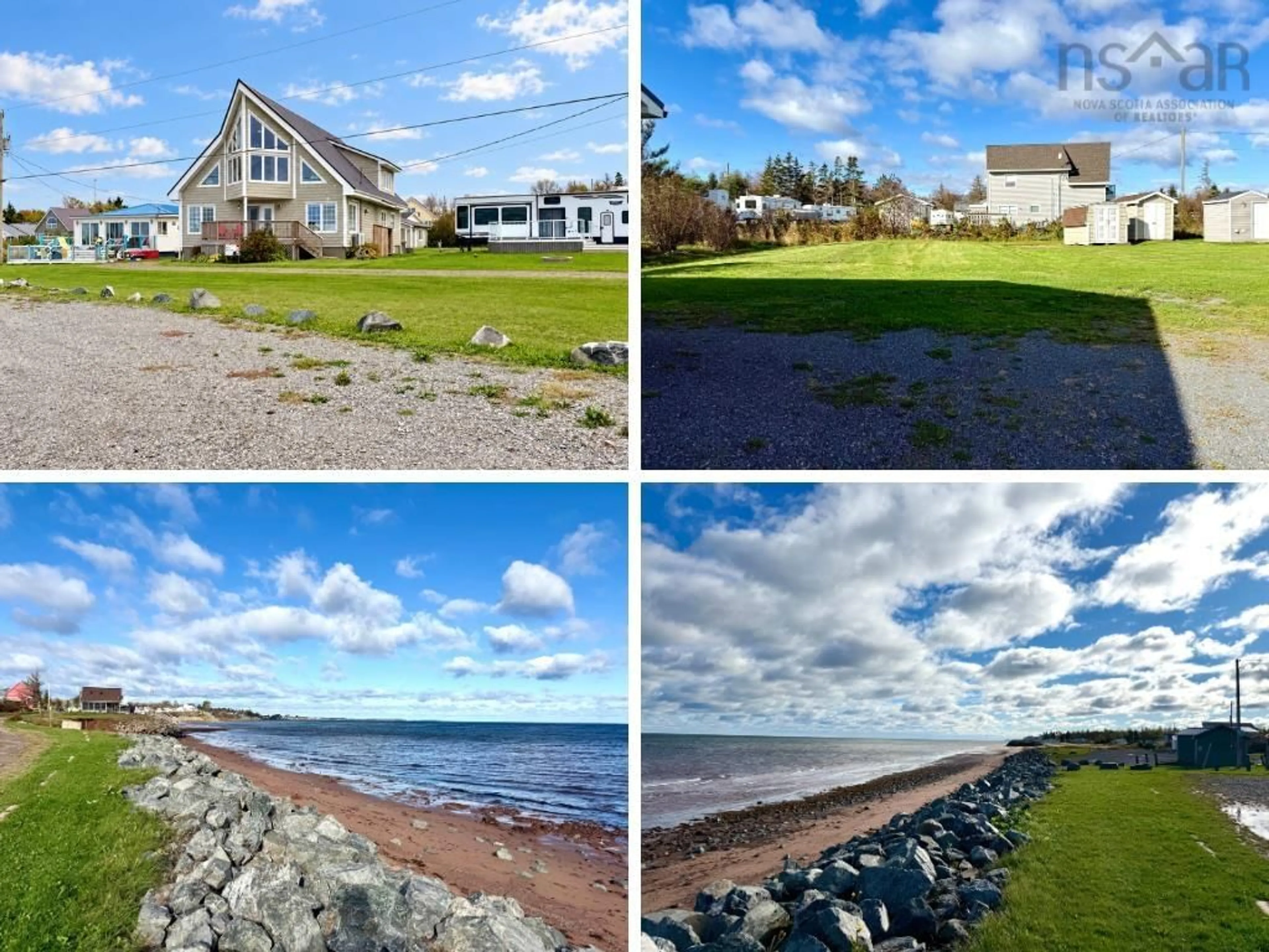 A pic from outside/outdoor area/front of a property/back of a property/a pic from drone, water/lake/river/ocean view for 16 Rose Lane, Port Howe Nova Scotia B0K 1K0