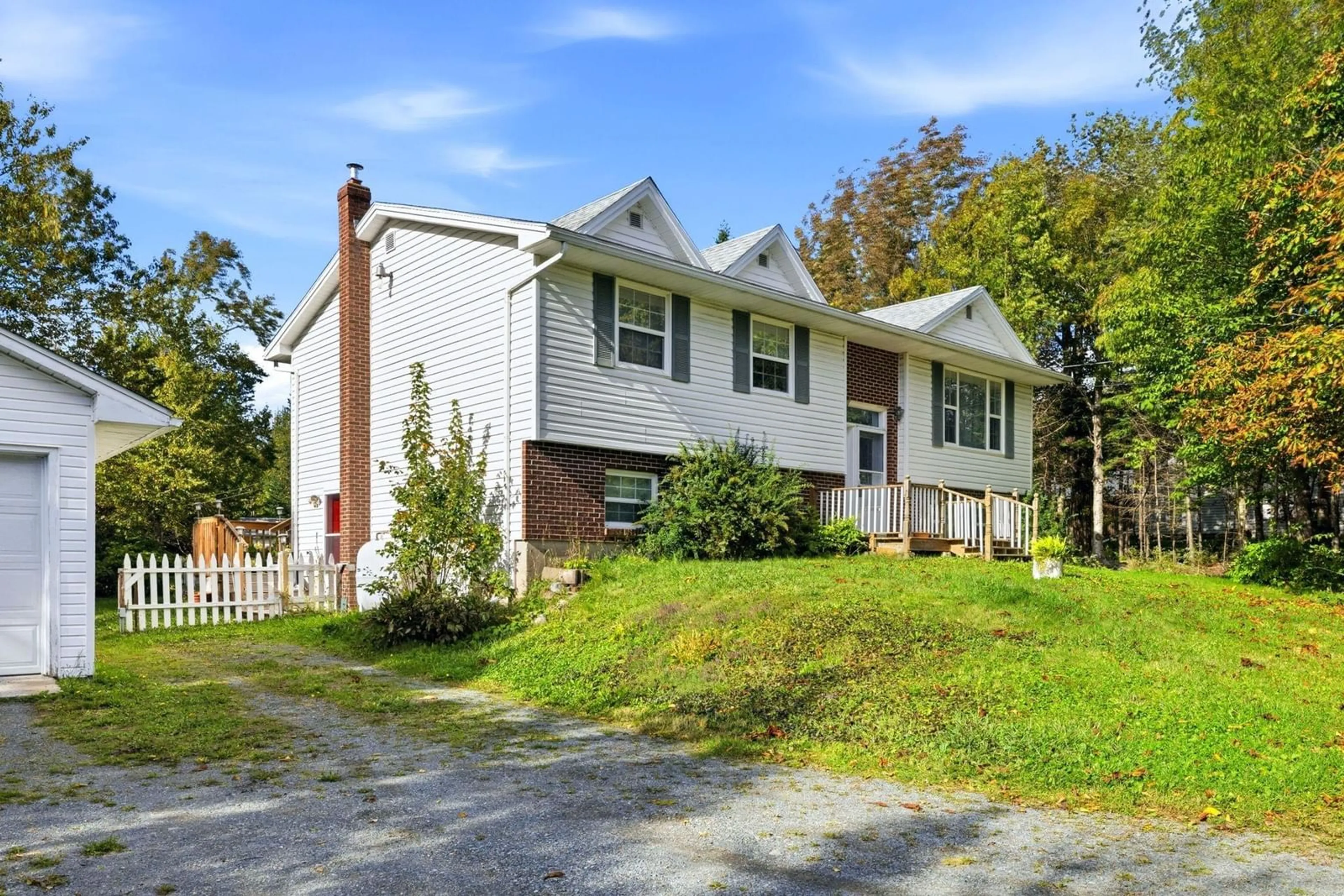 Home with vinyl exterior material, street for 10 Dyke Rd, Eastern Passage Nova Scotia B3G 1K2