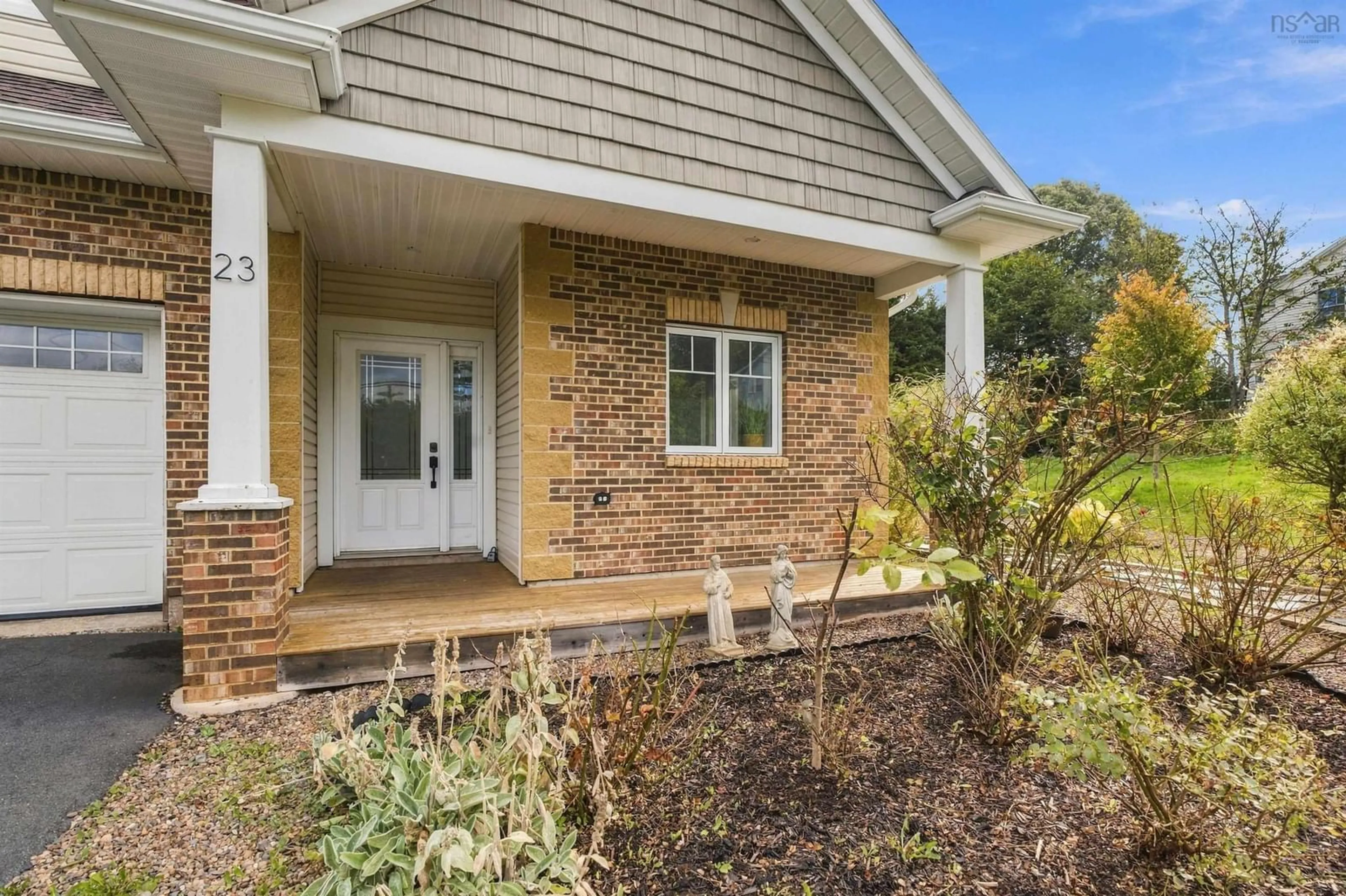 Home with brick exterior material, street for 23 Grandview Dr, Wolfville Nova Scotia B4P 1W7