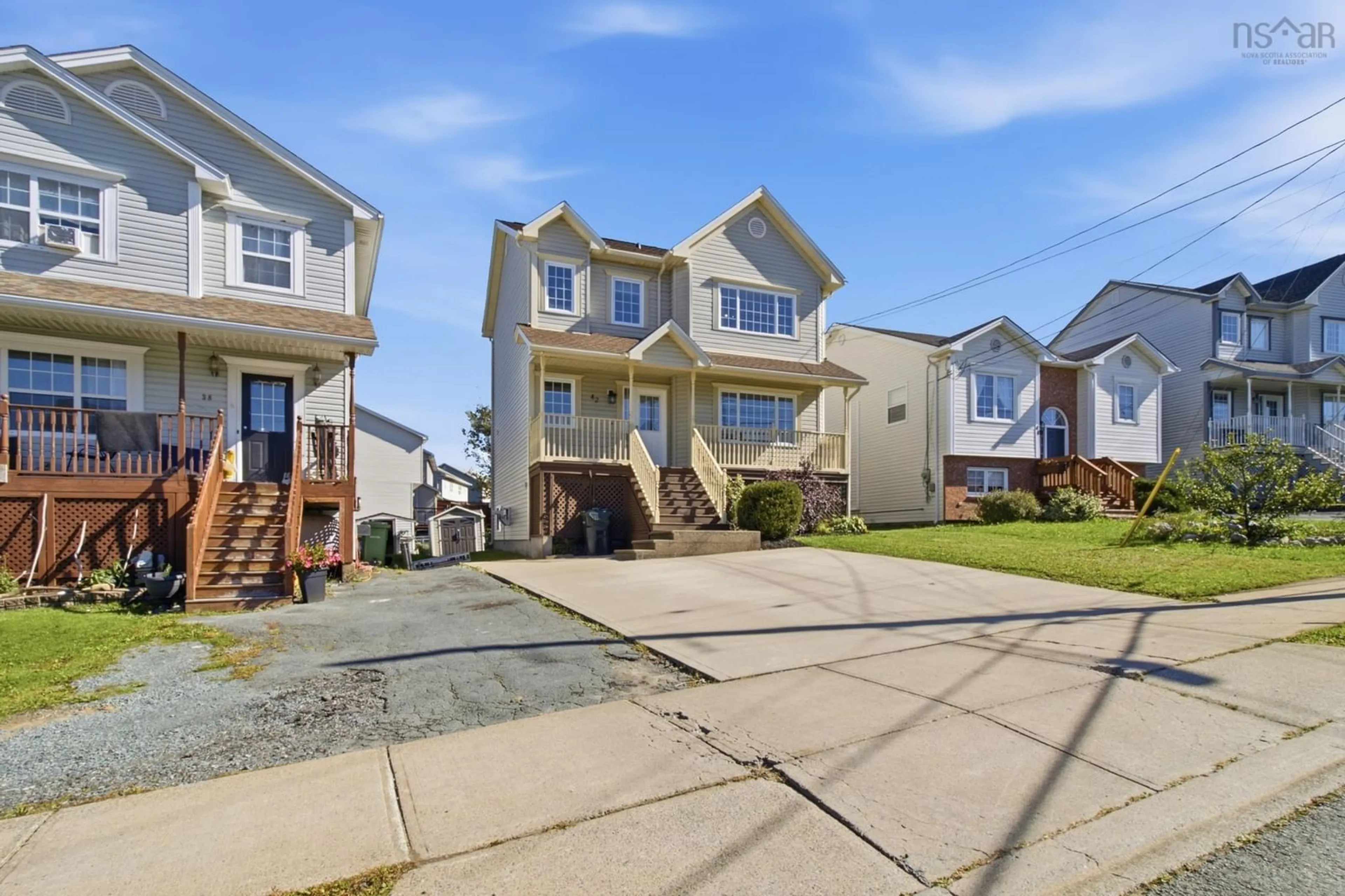 A pic from outside/outdoor area/front of a property/back of a property/a pic from drone, street for 42 Beech Tree Run, Beechville Estates Nova Scotia B2T 2E5