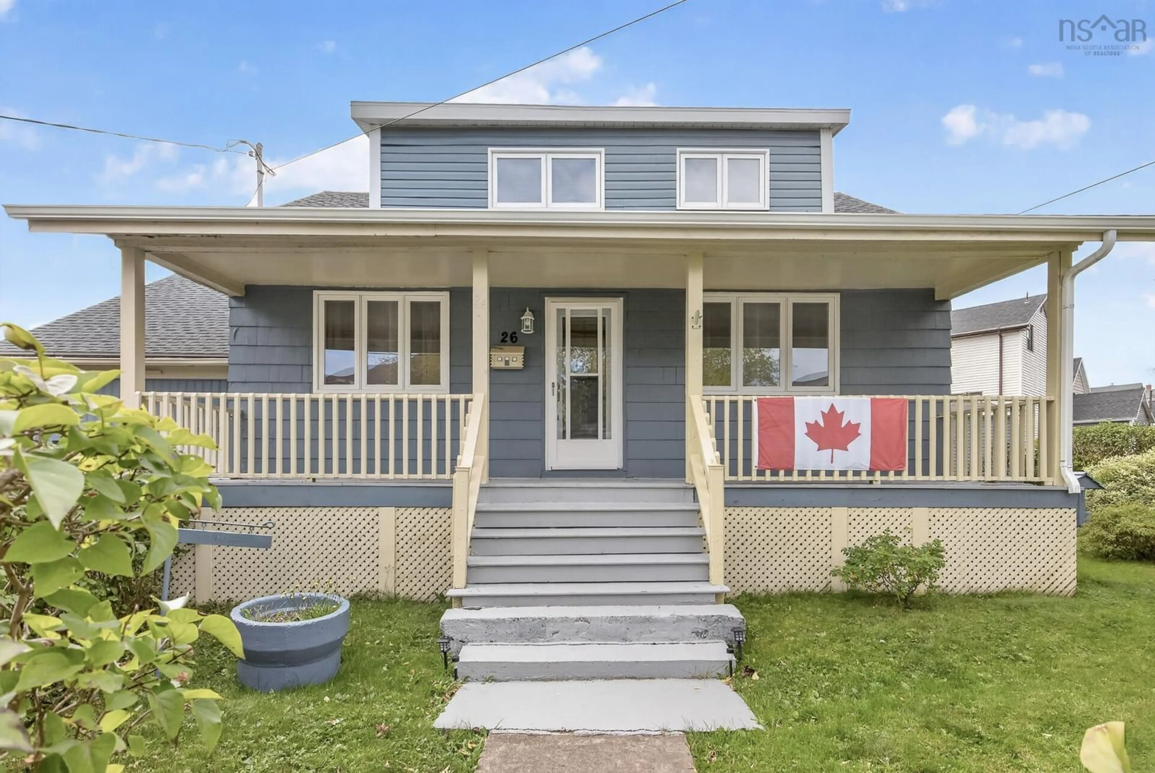 Home with vinyl exterior material, street for 26 Mckenzie St, Glace Bay Nova Scotia B1A 3G3