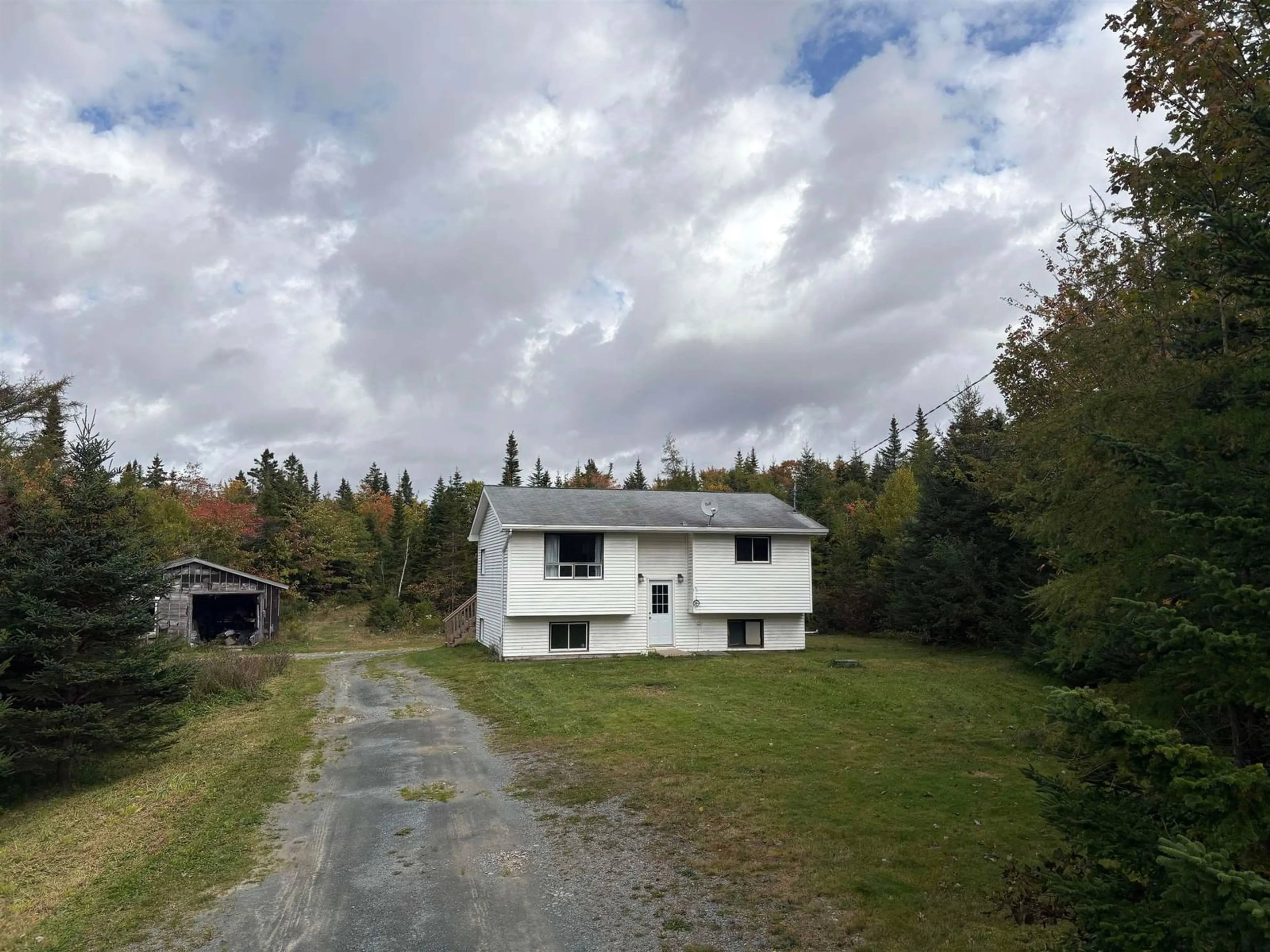 A pic from outside/outdoor area/front of a property/back of a property/a pic from drone, unknown for 23669 #7 Hwy, Watt Section Nova Scotia B0J 3B0