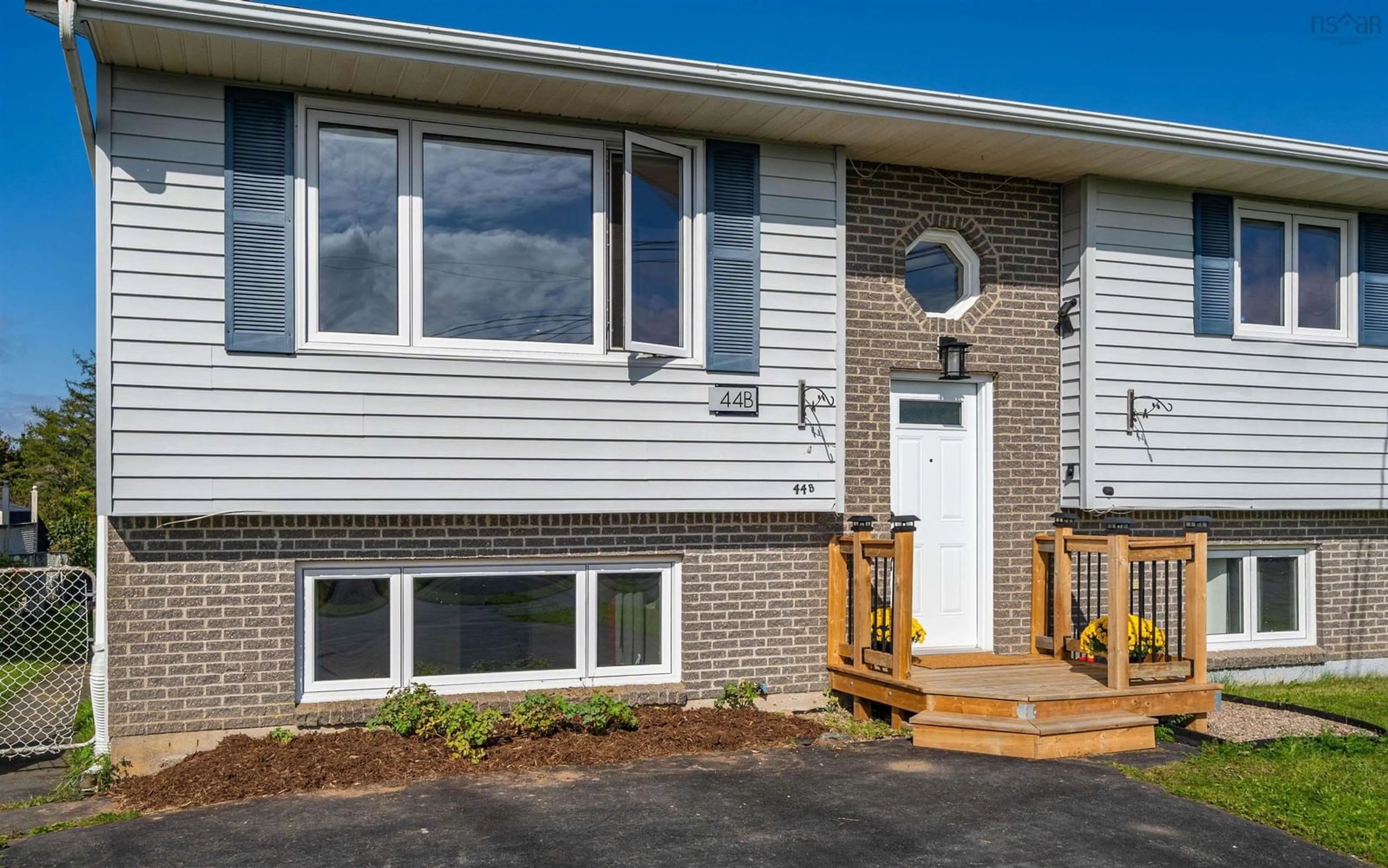 Home with vinyl exterior material, street for 44B Hornes Rd, Eastern Passage Nova Scotia B3G 1A5