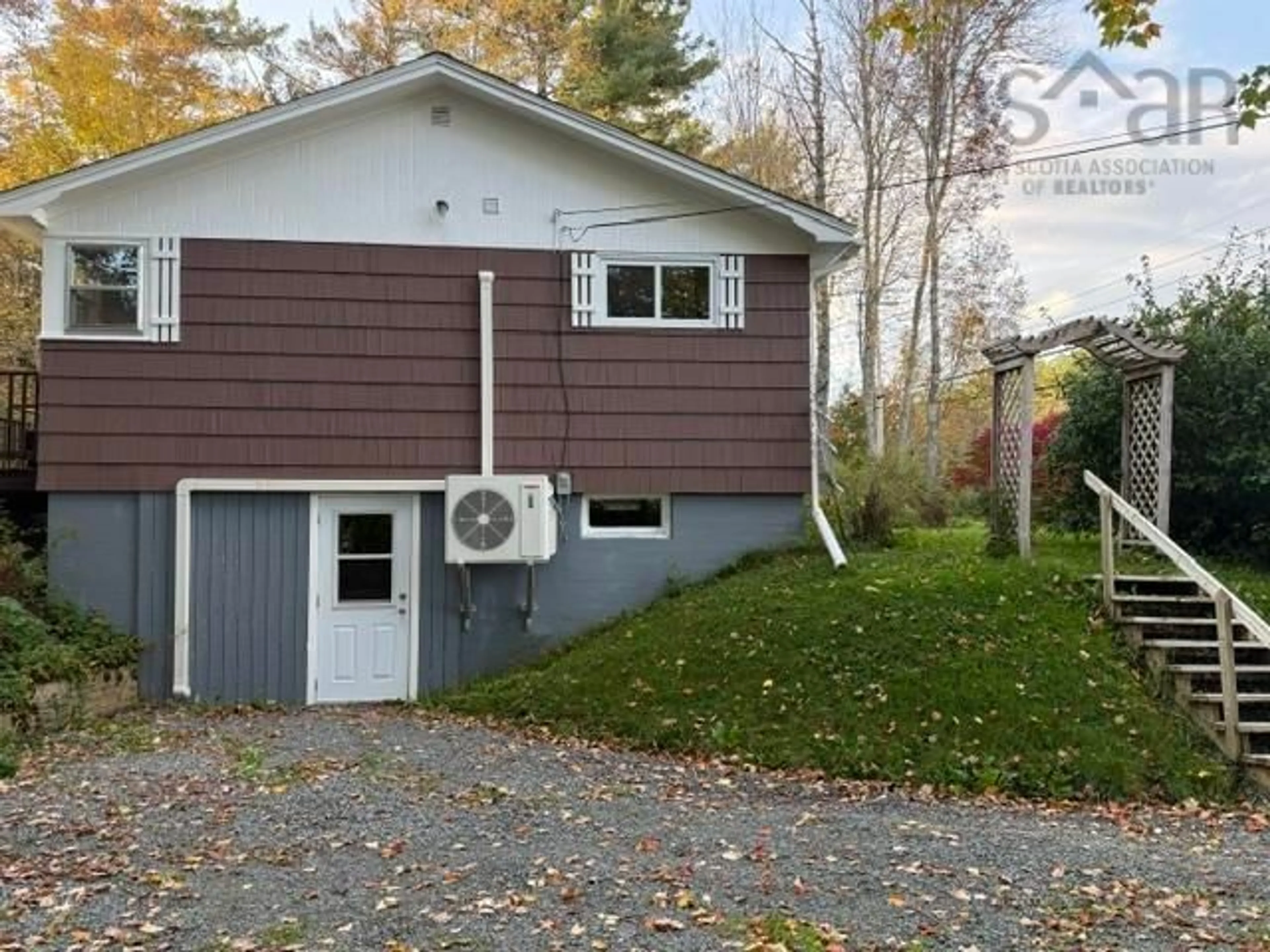 Home with vinyl exterior material, street for 231 Lower Branch Rd, Lower Branch Nova Scotia B4V 4M5