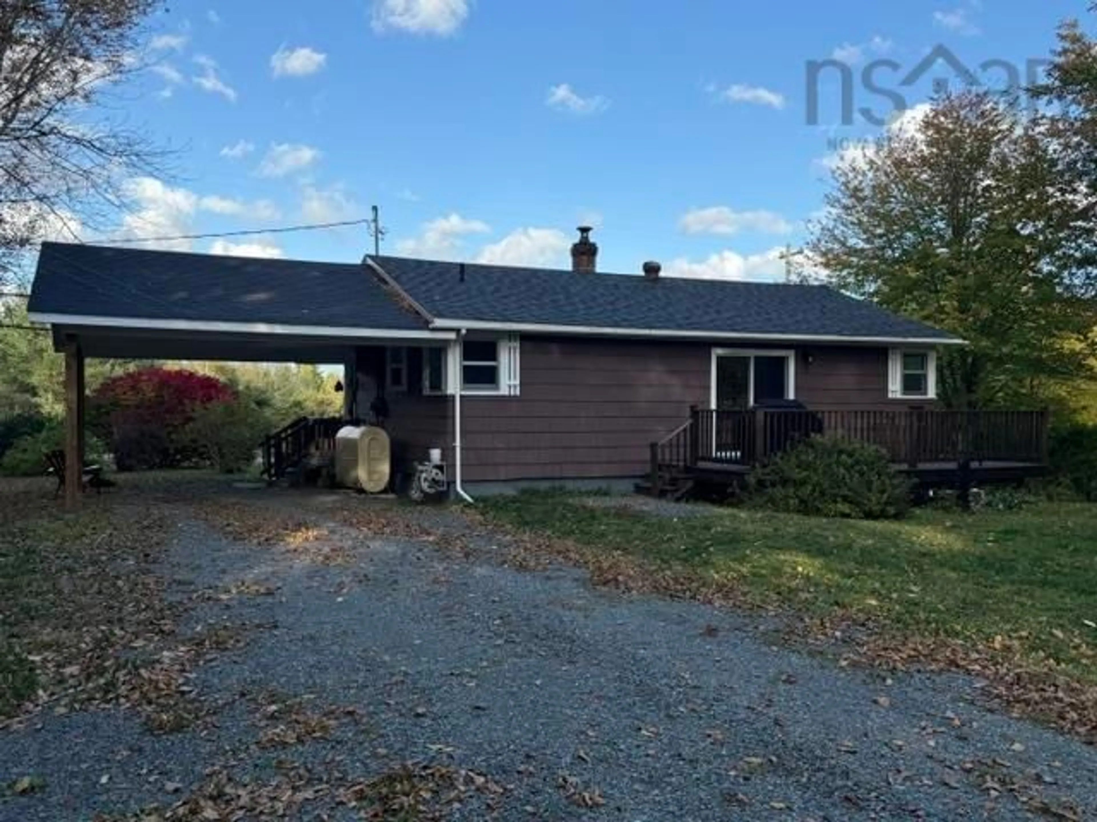 A pic from outside/outdoor area/front of a property/back of a property/a pic from drone, street for 231 Lower Branch Rd, Lower Branch Nova Scotia B4V 4M5
