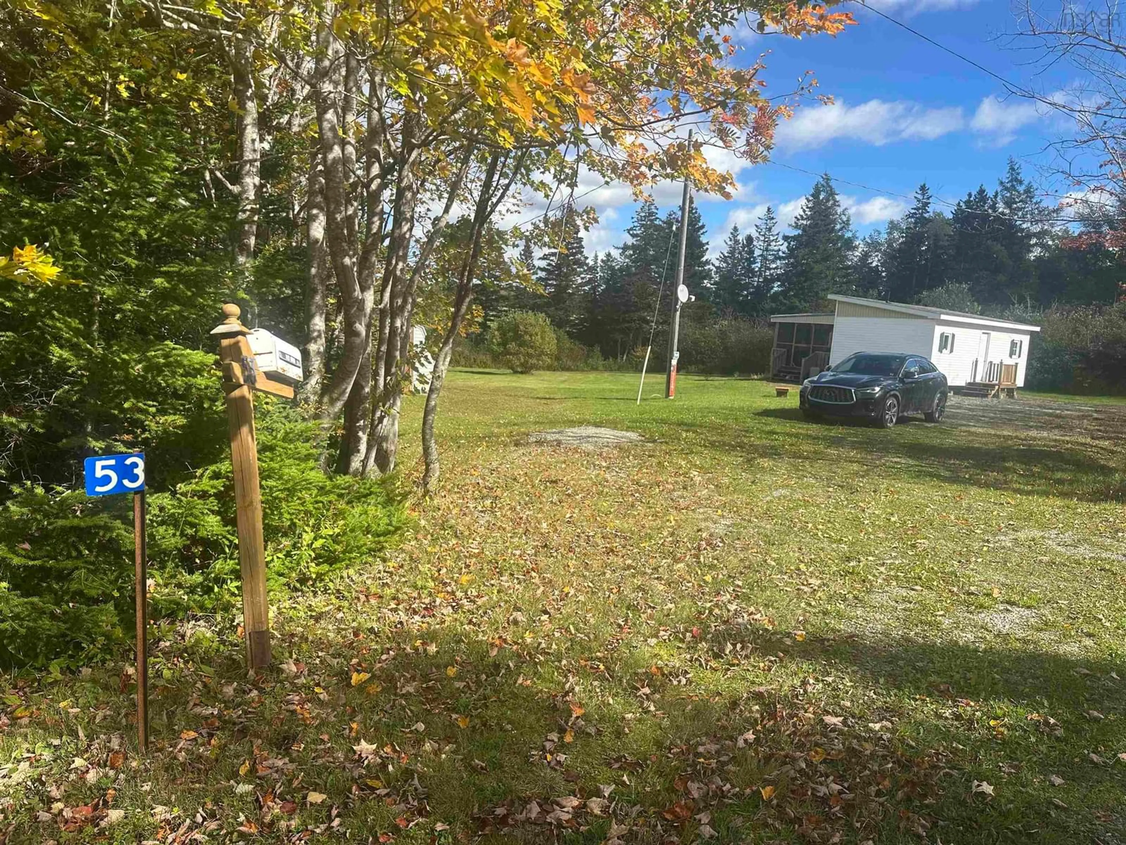 A pic from outside/outdoor area/front of a property/back of a property/a pic from drone, unknown for 53 St Ninian Rd, Port Hood Nova Scotia B0E 2W0