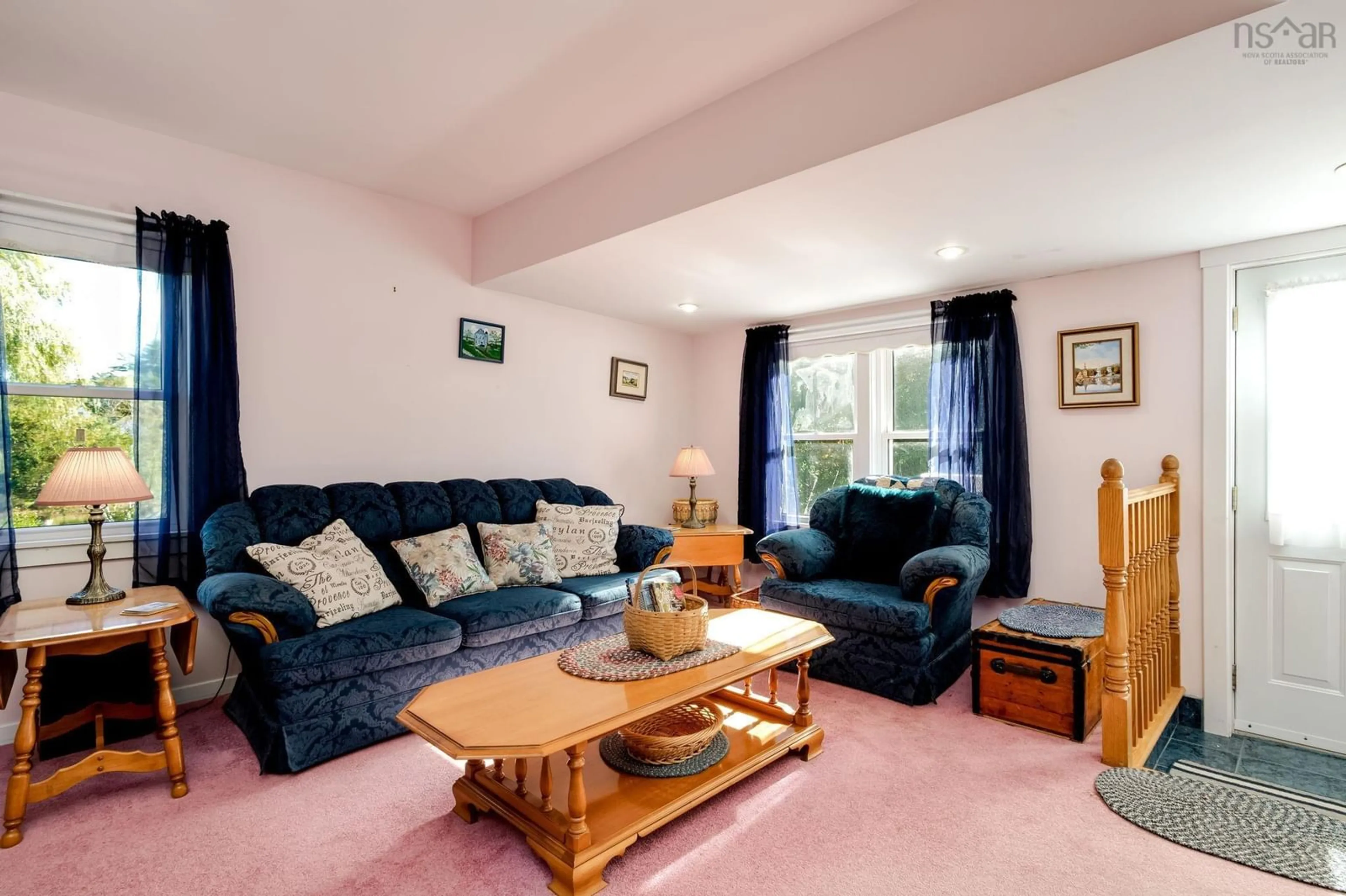 Living room with furniture, unknown for 7478 Highway 3, Martins River Nova Scotia B0J 2E0
