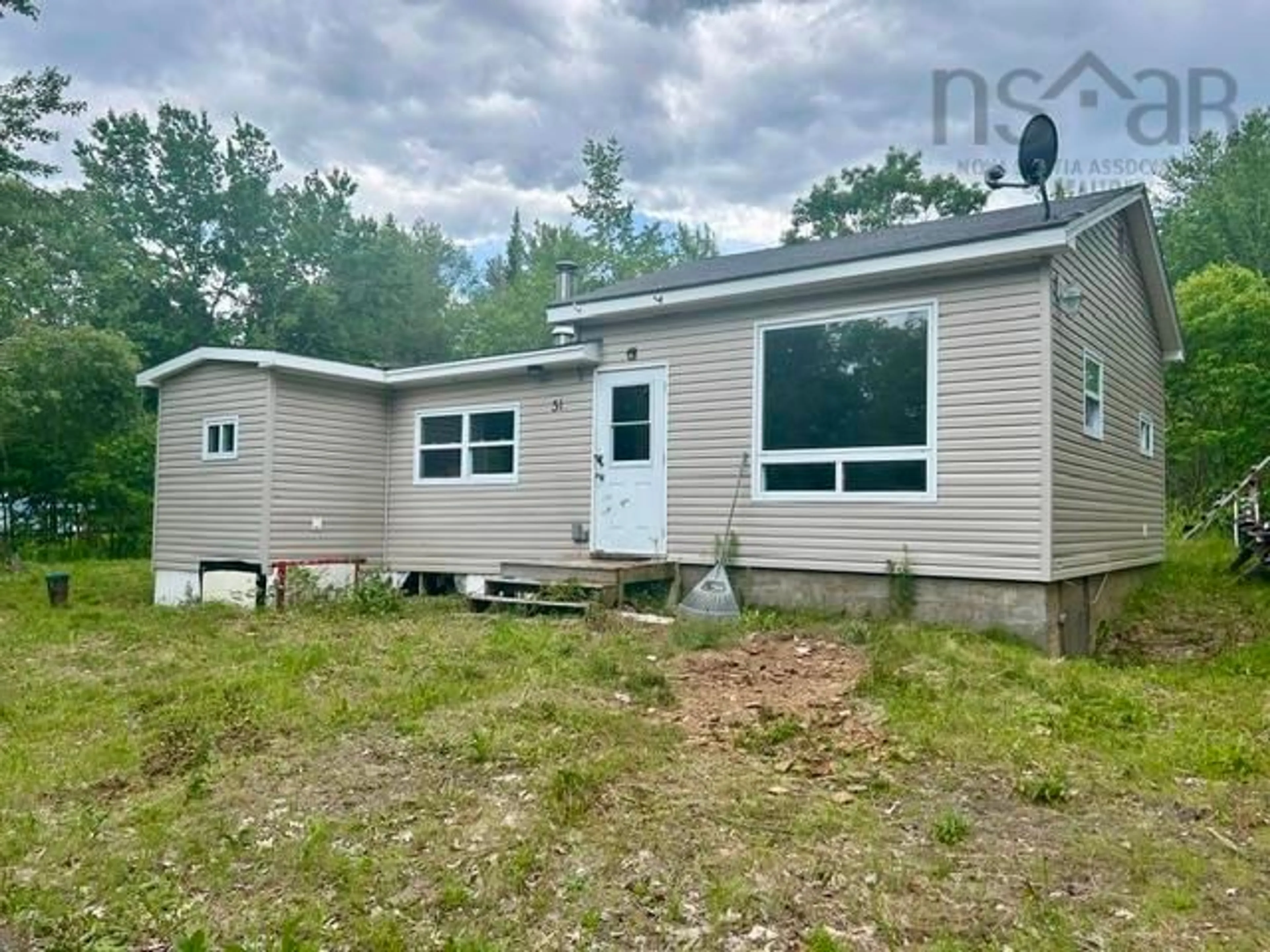 Home with vinyl exterior material, building for 51 Little Brook Rd, Hebbs Cross Nova Scotia B4V 8X3