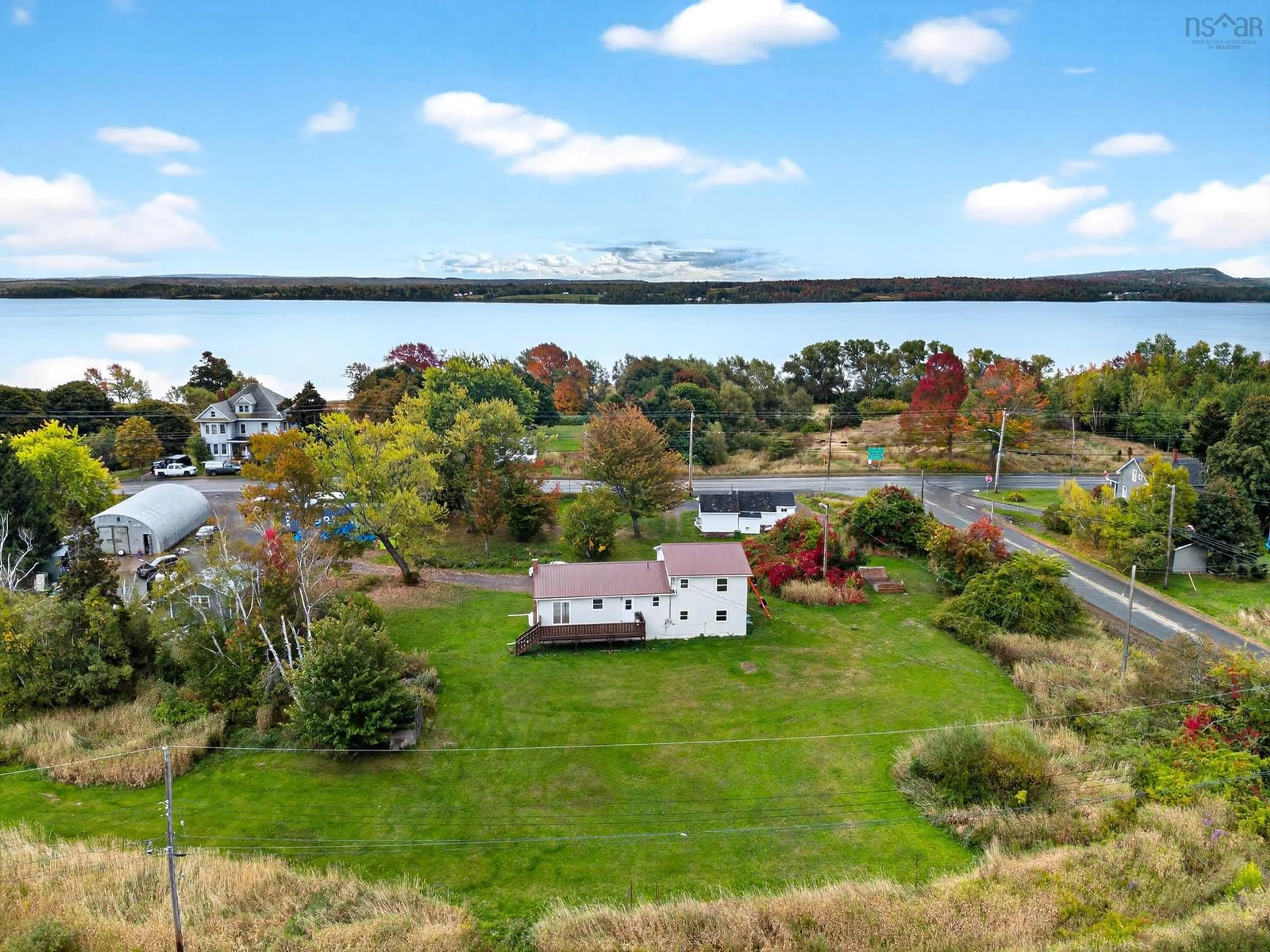 A pic from outside/outdoor area/front of a property/back of a property/a pic from drone, water/lake/river/ocean view for 2447 Highway 376, Lyons Brook Nova Scotia B0K 1H0