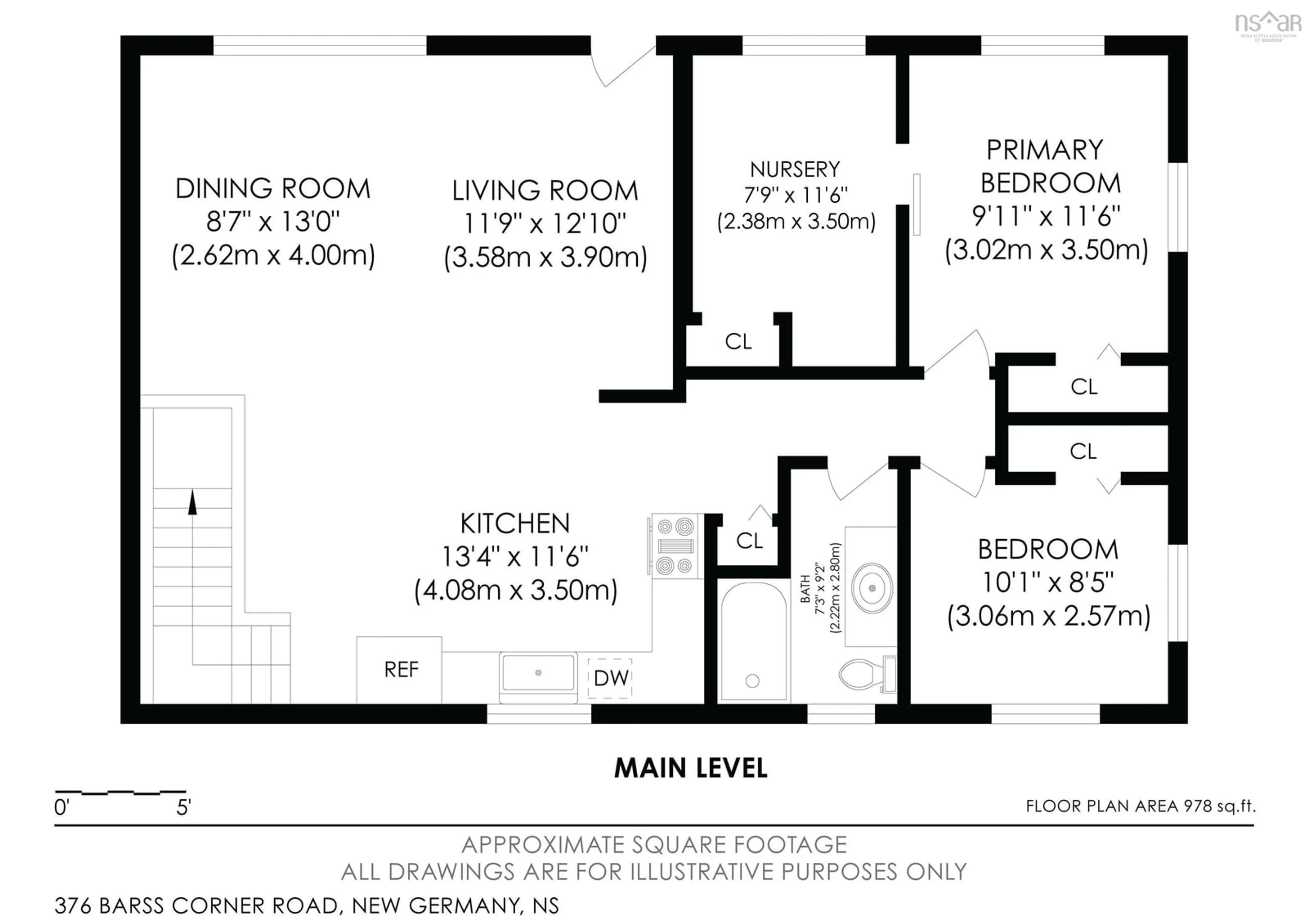 Floor plan for 376 Barss Corner Rd, Barss Corner Nova Scotia B0R 1A0