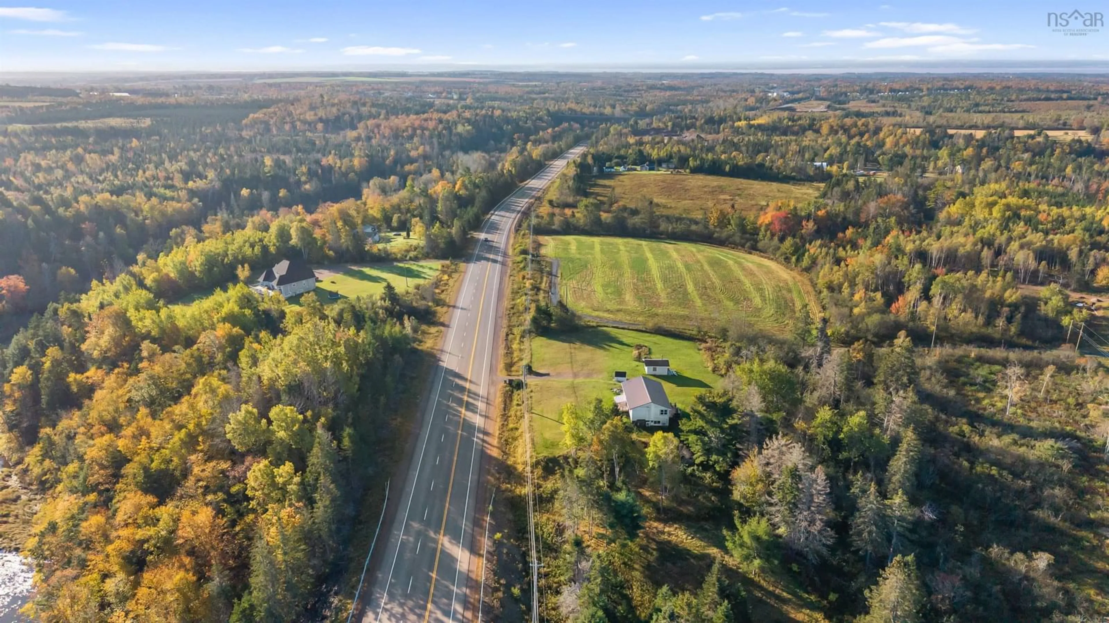 A pic from outside/outdoor area/front of a property/back of a property/a pic from drone, unknown for 2180 Highway 4, Folly Mountain Nova Scotia B0M 1G0
