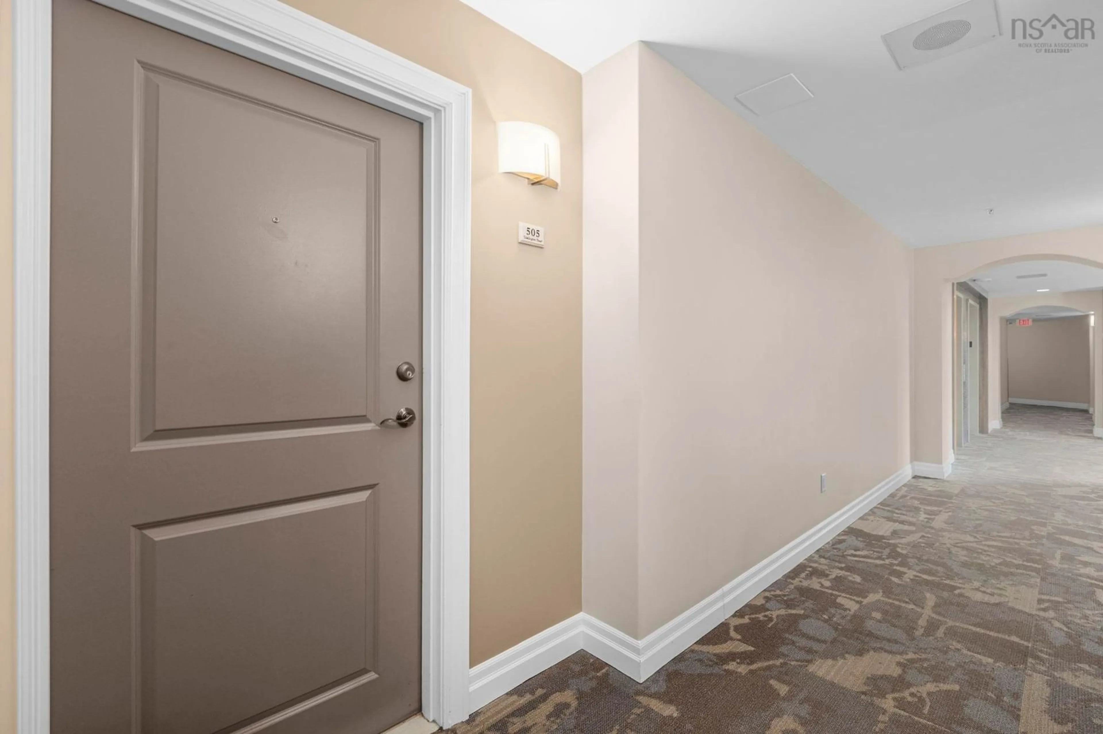 Indoor foyer for #505 - 2677 Gladstone St, Halifax Nova Scotia B3K 0A3