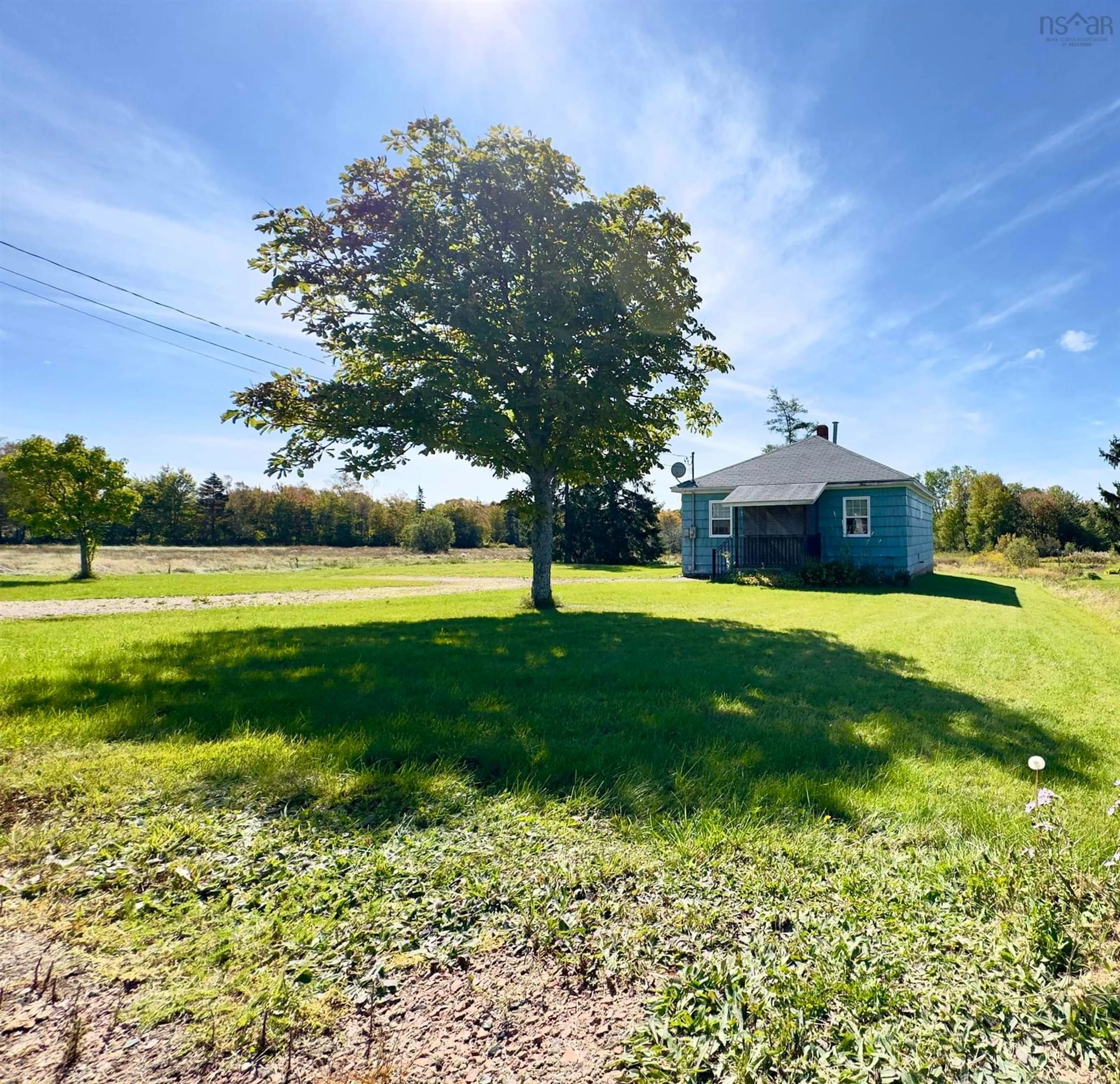 A pic from outside/outdoor area/front of a property/back of a property/a pic from drone, water/lake/river/ocean view for 156 Highway 242, Joggins Nova Scotia B0L 1A0