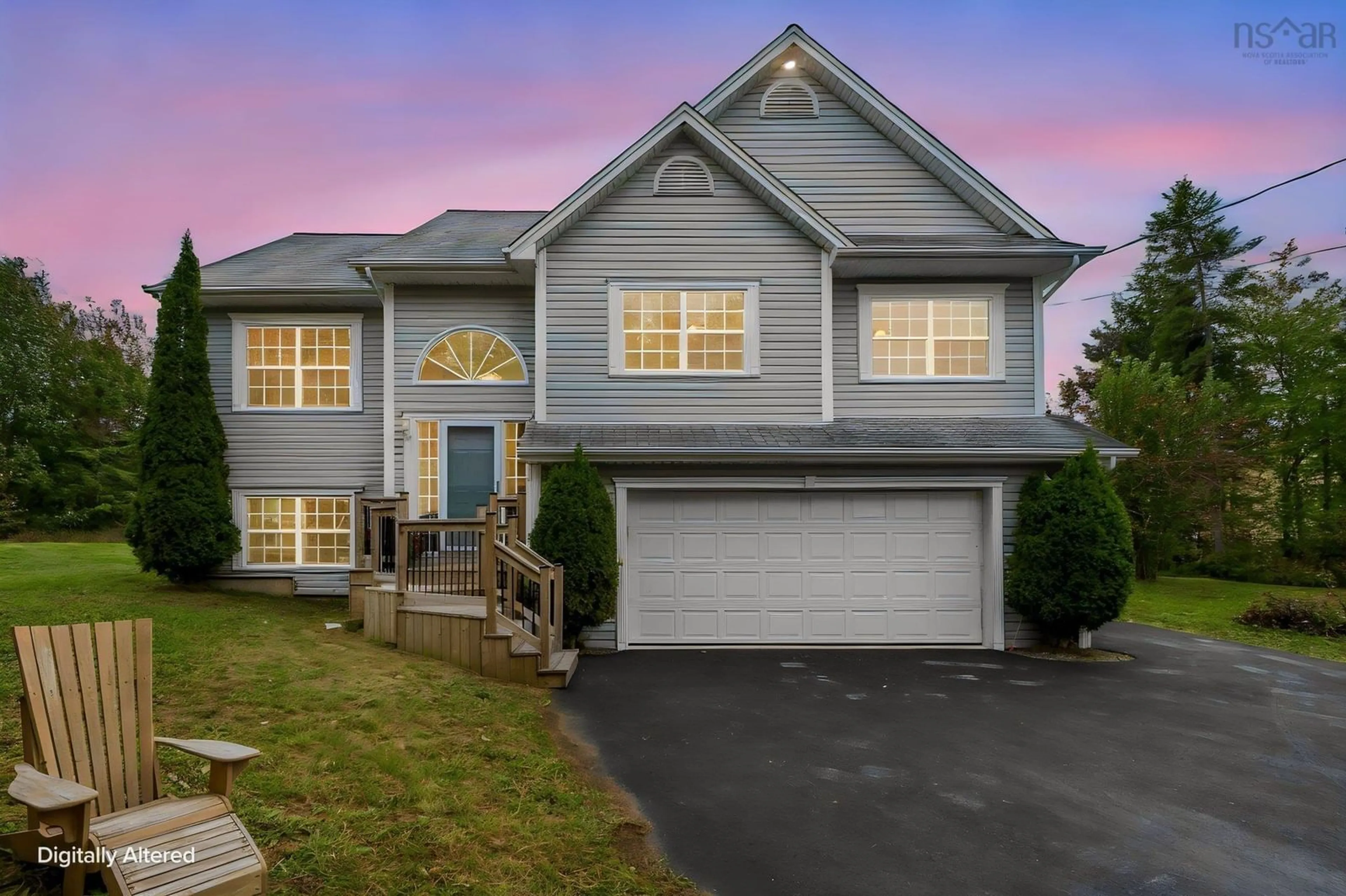 Home with vinyl exterior material, street for 521 Piggott Ave, Fall River Nova Scotia B2T 1Z1