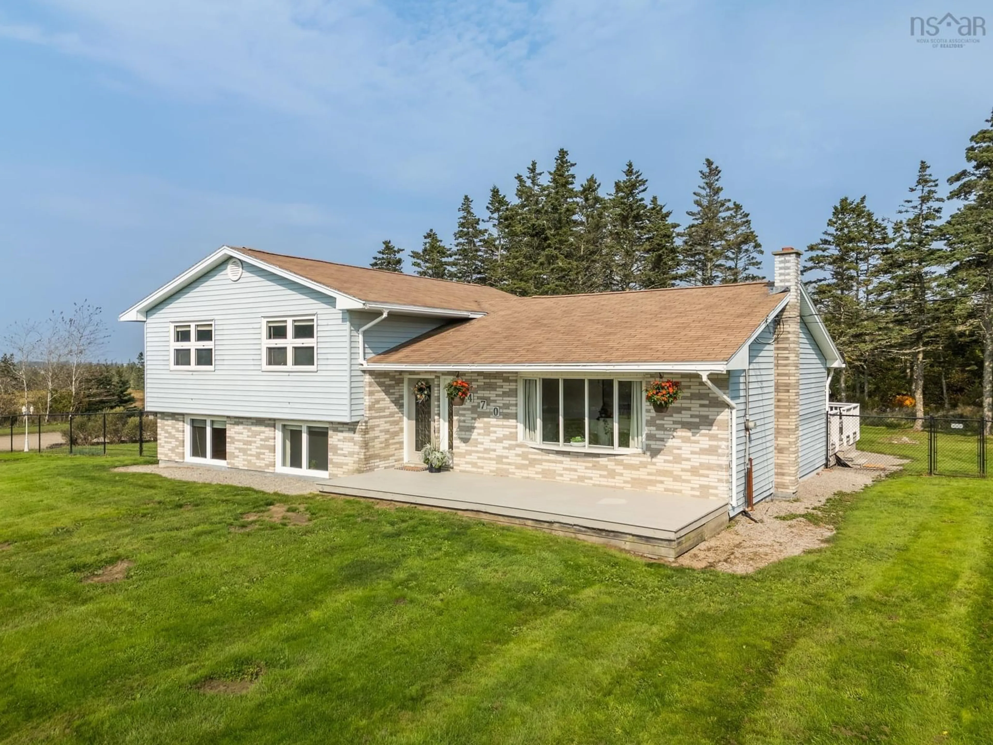 A pic from outside/outdoor area/front of a property/back of a property/a pic from drone, building for 470 Wyman Rd, Sand Beach Nova Scotia B5A 5G4