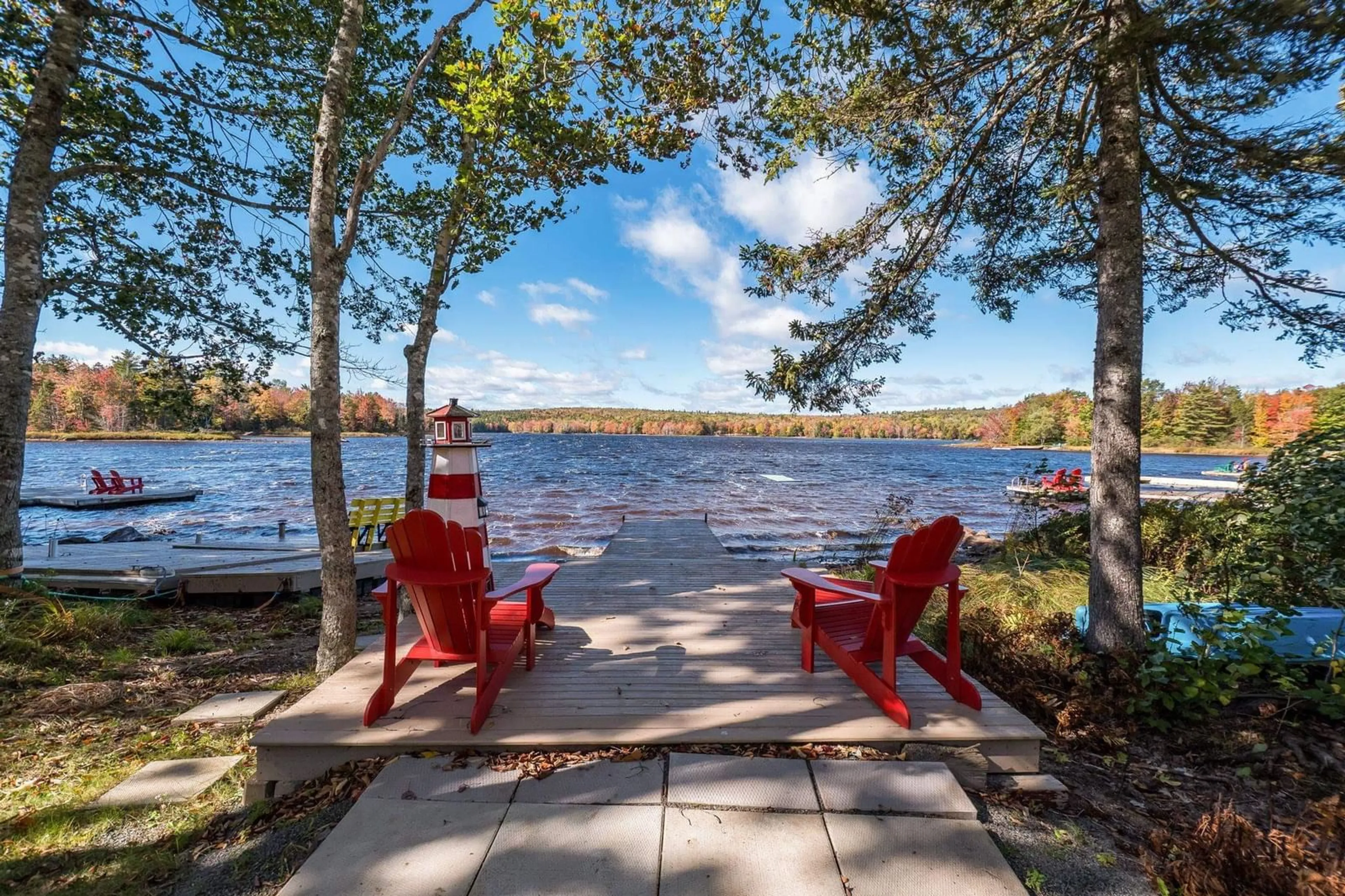 Patio, water/lake/river/ocean view for 106 Loon Drive Dr, Vaughan Nova Scotia B0N 2T0