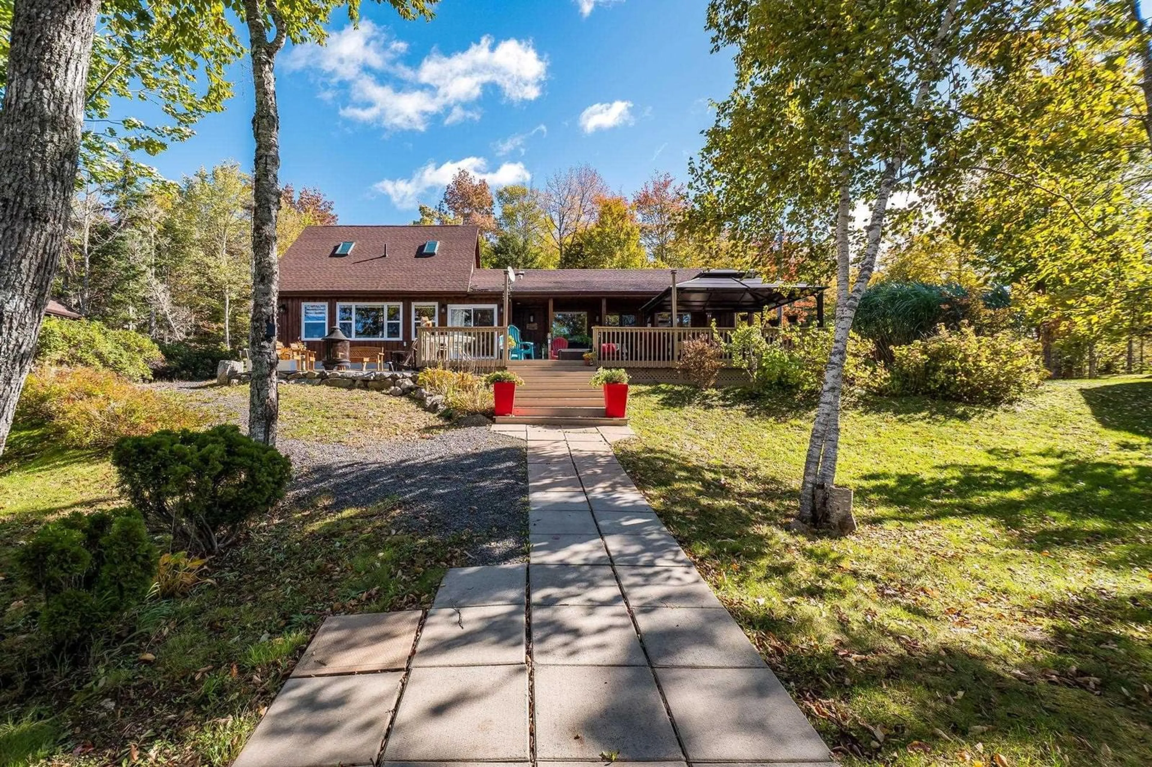 A pic from outside/outdoor area/front of a property/back of a property/a pic from drone, unknown for 106 Loon Drive Dr, Vaughan Nova Scotia B0N 2T0