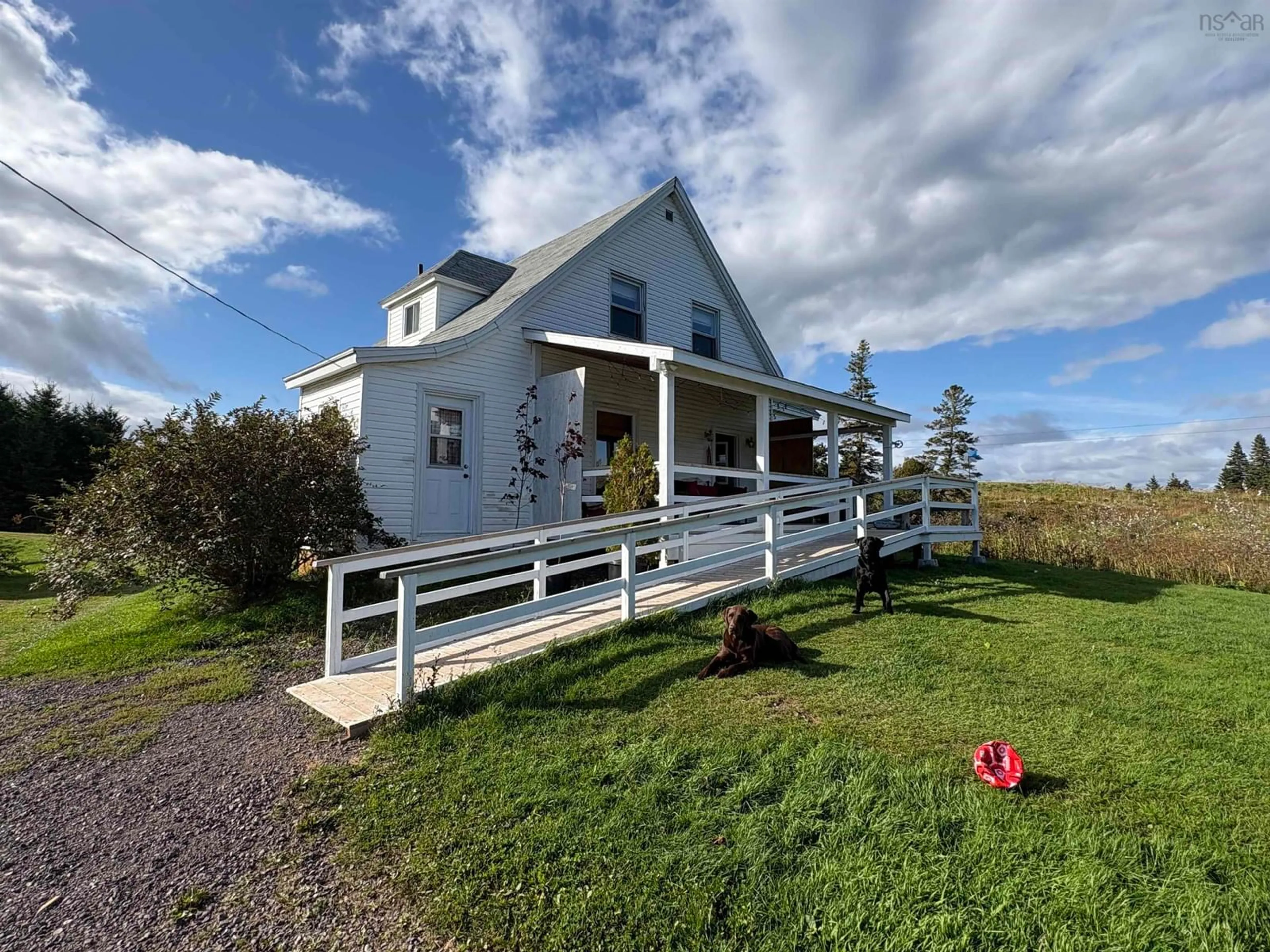 A pic from outside/outdoor area/front of a property/back of a property/a pic from drone, building for 240 Bona Road, Cap La Ronde Nova Scotia B0E 1K0