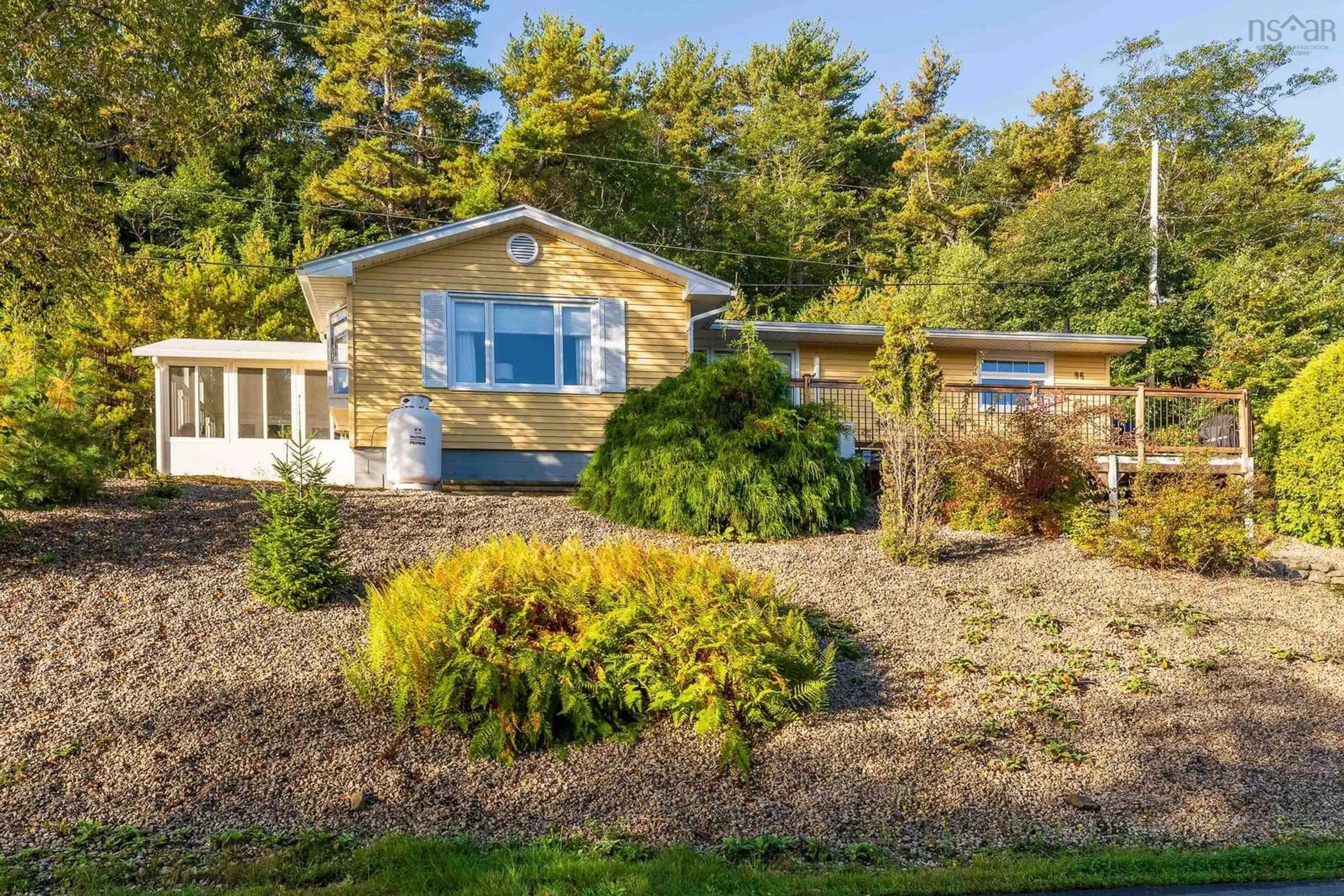 A pic from outside/outdoor area/front of a property/back of a property/a pic from drone, water/lake/river/ocean view for 96 Silver Point Rd, Martins River Nova Scotia B0J 2E0