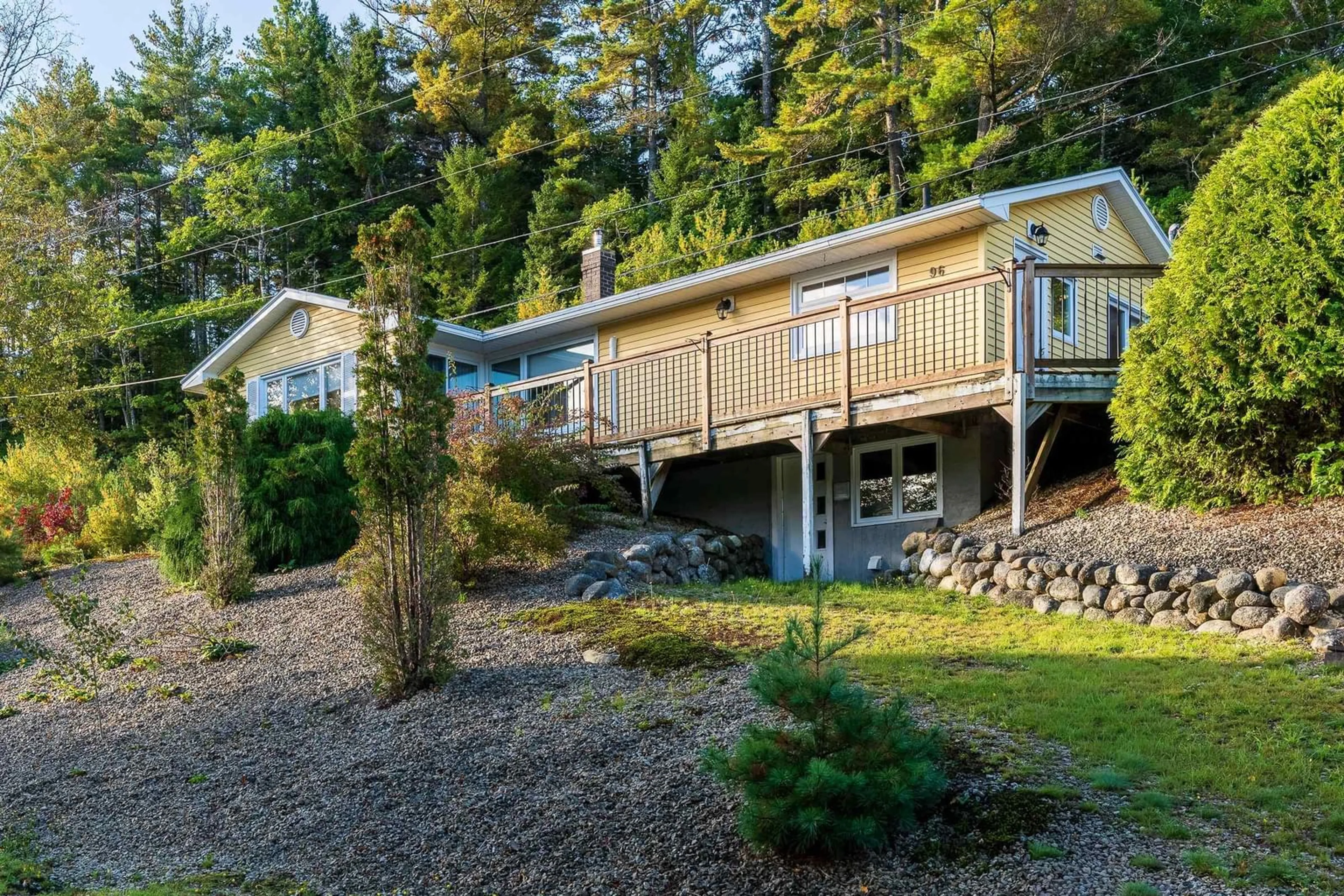 A pic from outside/outdoor area/front of a property/back of a property/a pic from drone, water/lake/river/ocean view for 96 Silver Point Rd, Martins River Nova Scotia B0J 2E0