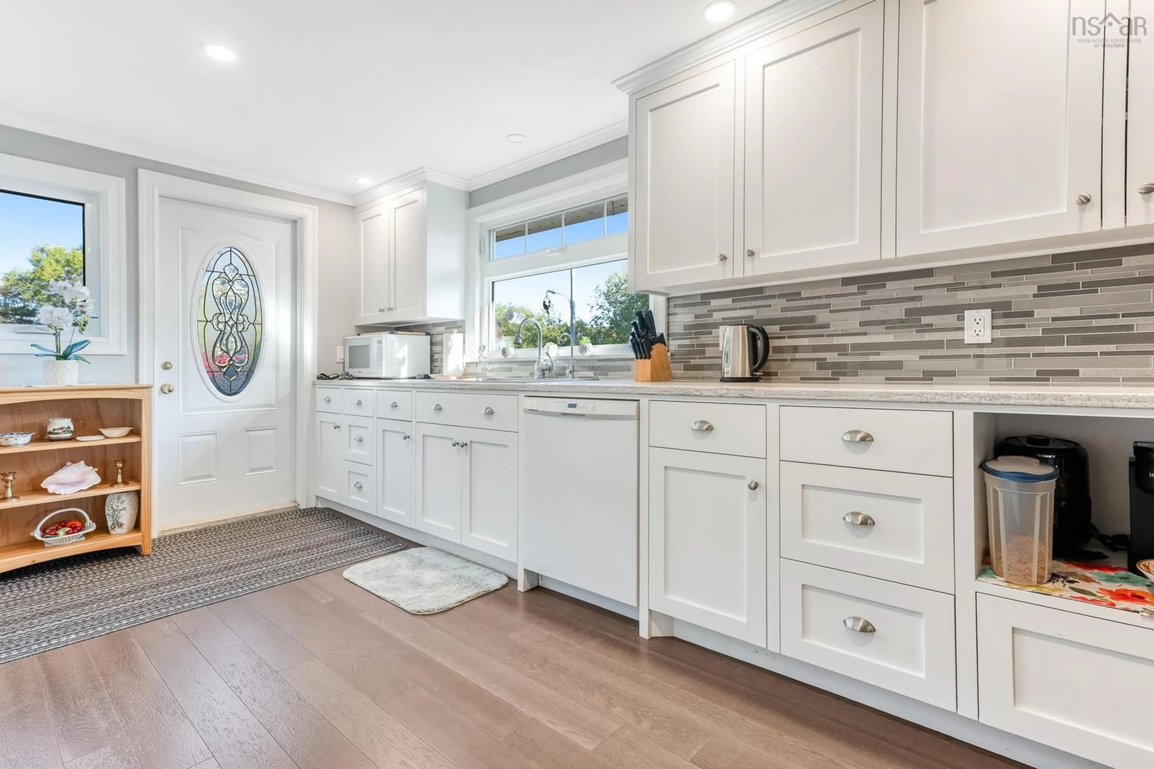 Open concept kitchen, ceramic/tile floor for 96 Silver Point Rd, Martins River Nova Scotia B0J 2E0