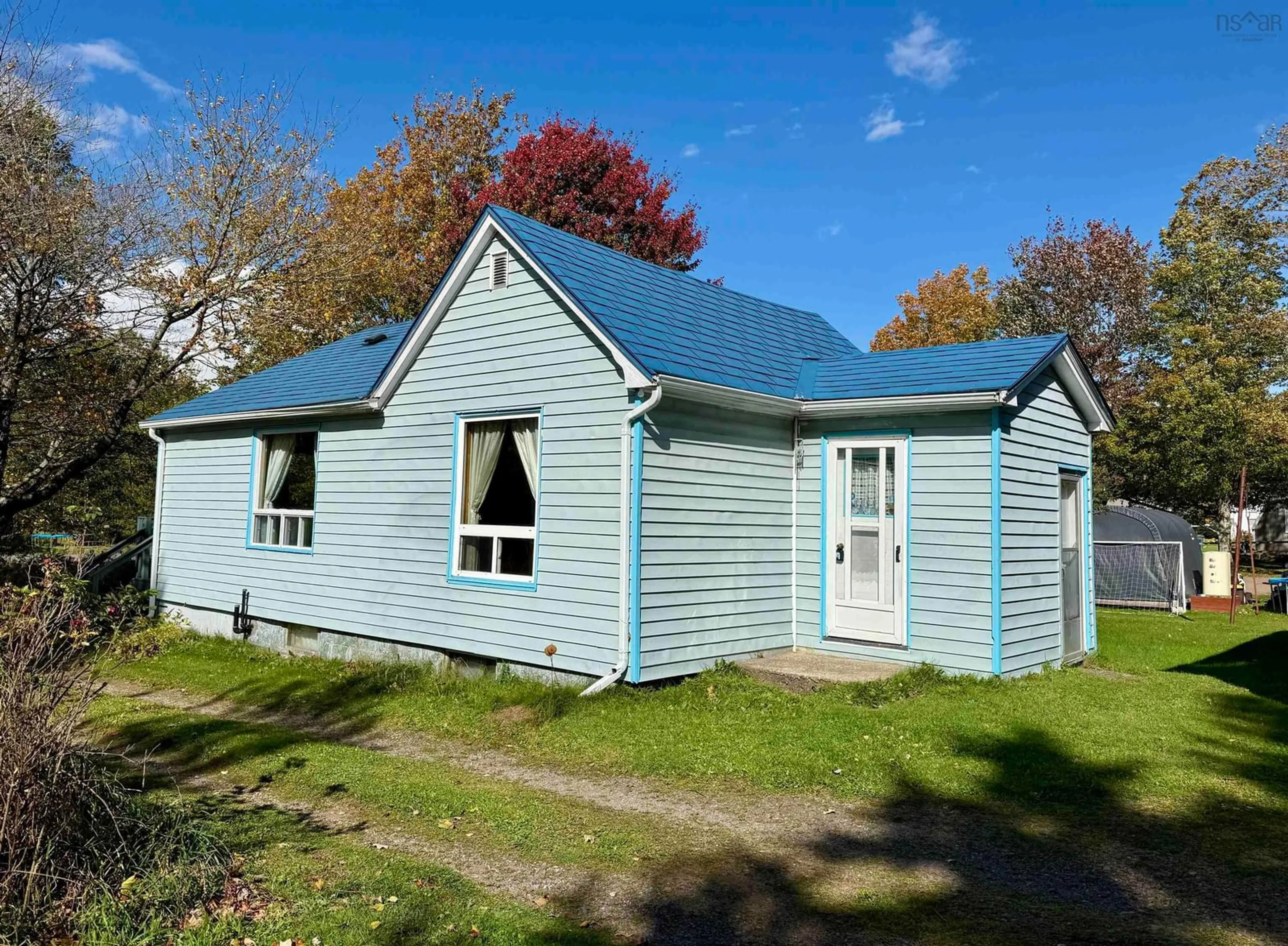 A pic from outside/outdoor area/front of a property/back of a property/a pic from drone, building for 28 Valleydale Rd, Murray Siding Nova Scotia B6L 4M5