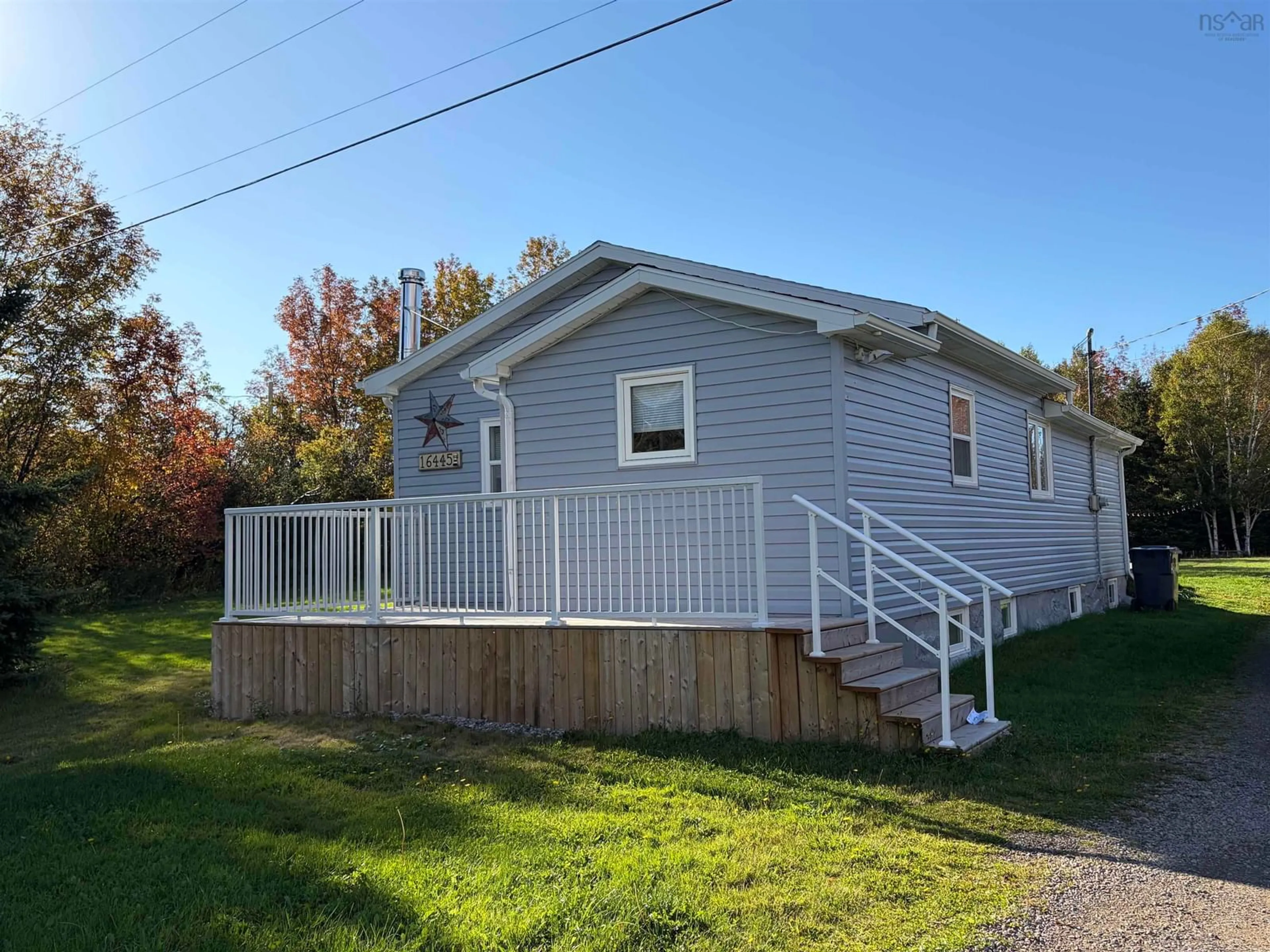 Home with vinyl exterior material, unknown for 16445 Cabot Trail, La Prairie Nova Scotia B0E 1H0