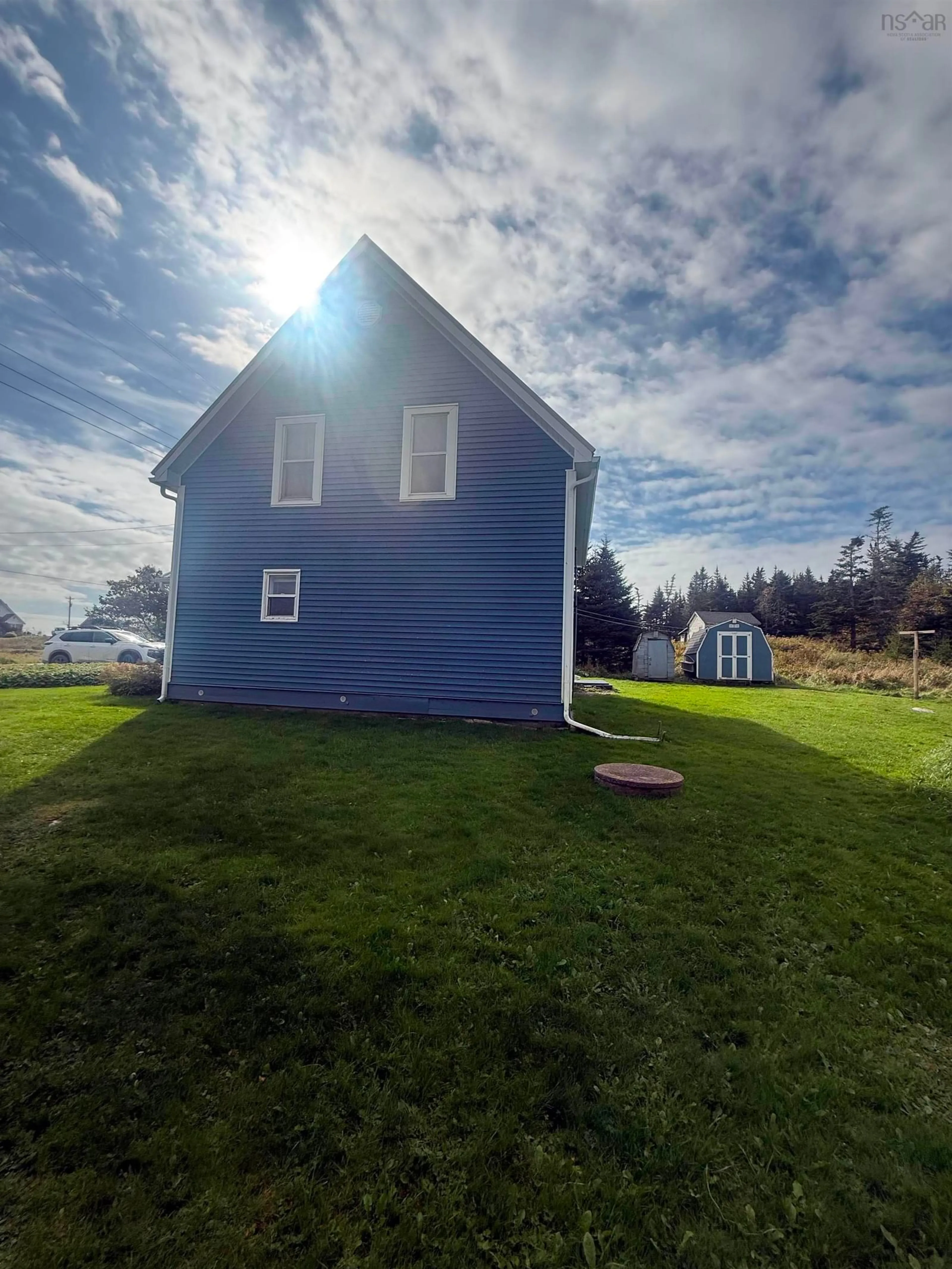 A pic from outside/outdoor area/front of a property/back of a property/a pic from drone, water/lake/river/ocean view for 186 Port Bickerton Village Rd, Port Bickerton Nova Scotia B0J 1A0