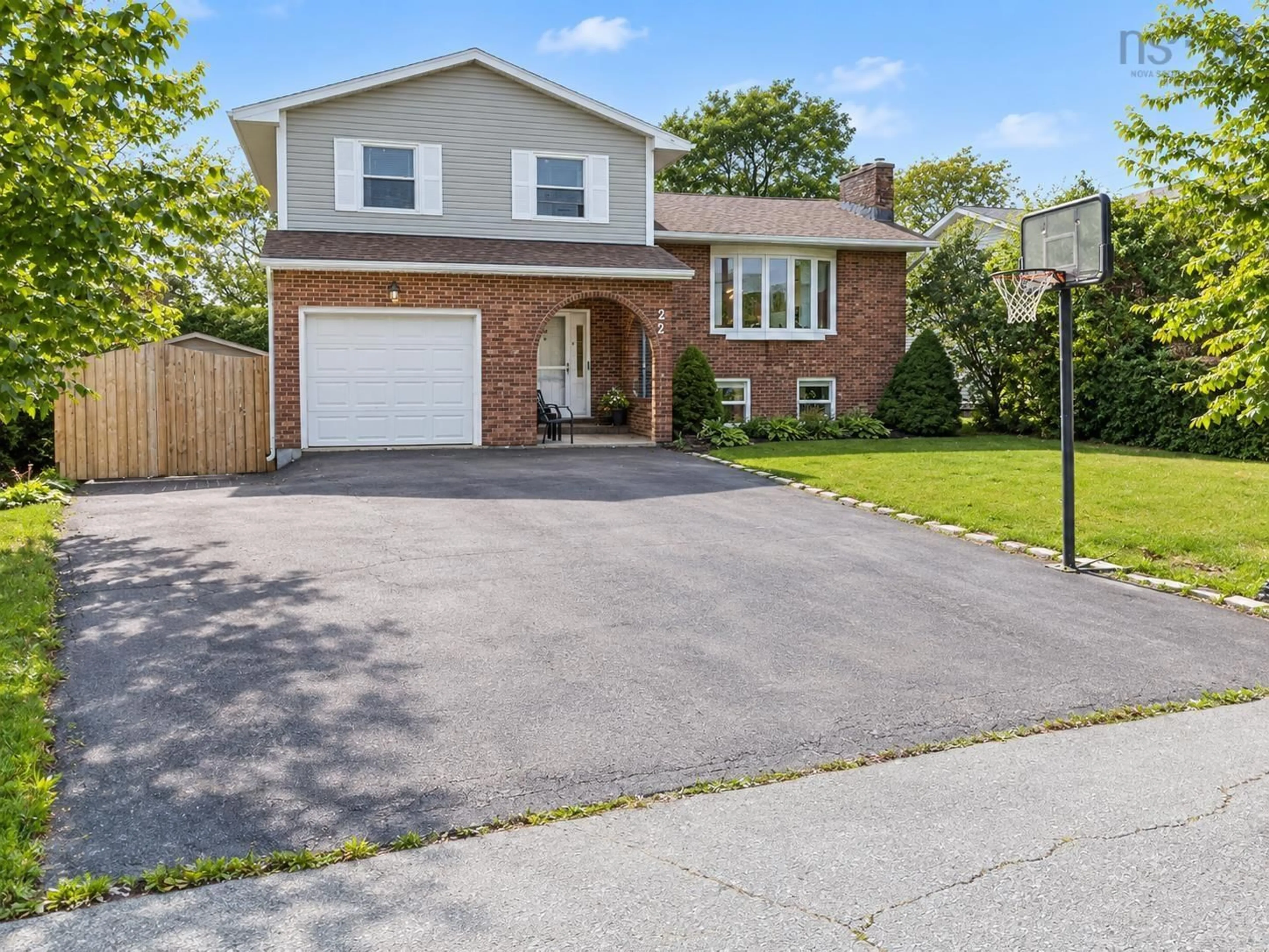 Home with brick exterior material, street for 22 Cedar Cres, Cole Harbour Nova Scotia B2V 1Y6