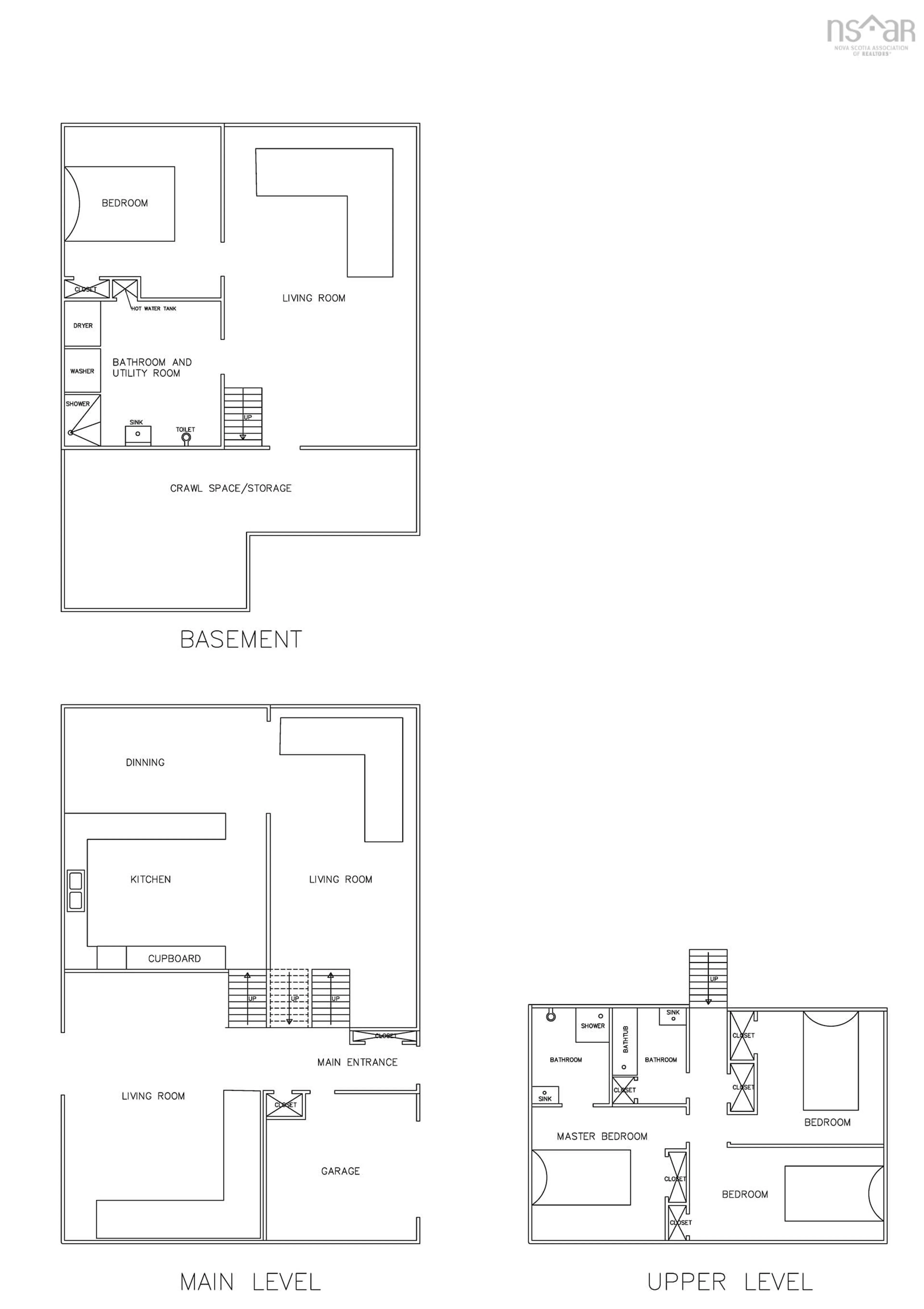 Floor plan for 22 Cedar Cres, Cole Harbour Nova Scotia B2V 1Y6