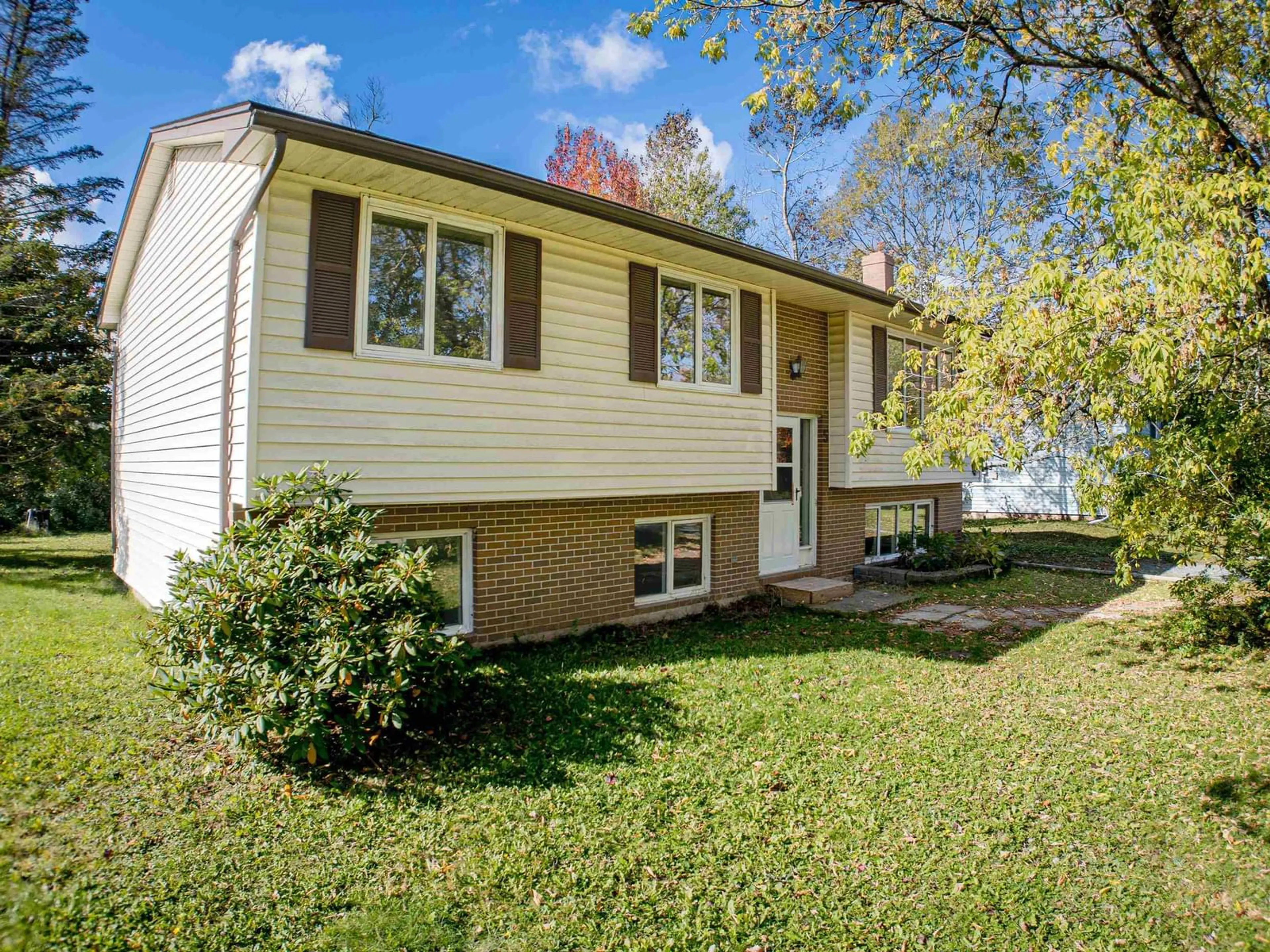 Home with vinyl exterior material, street for 5 Tannery Dr, Elmsdale Nova Scotia B2S 1C6