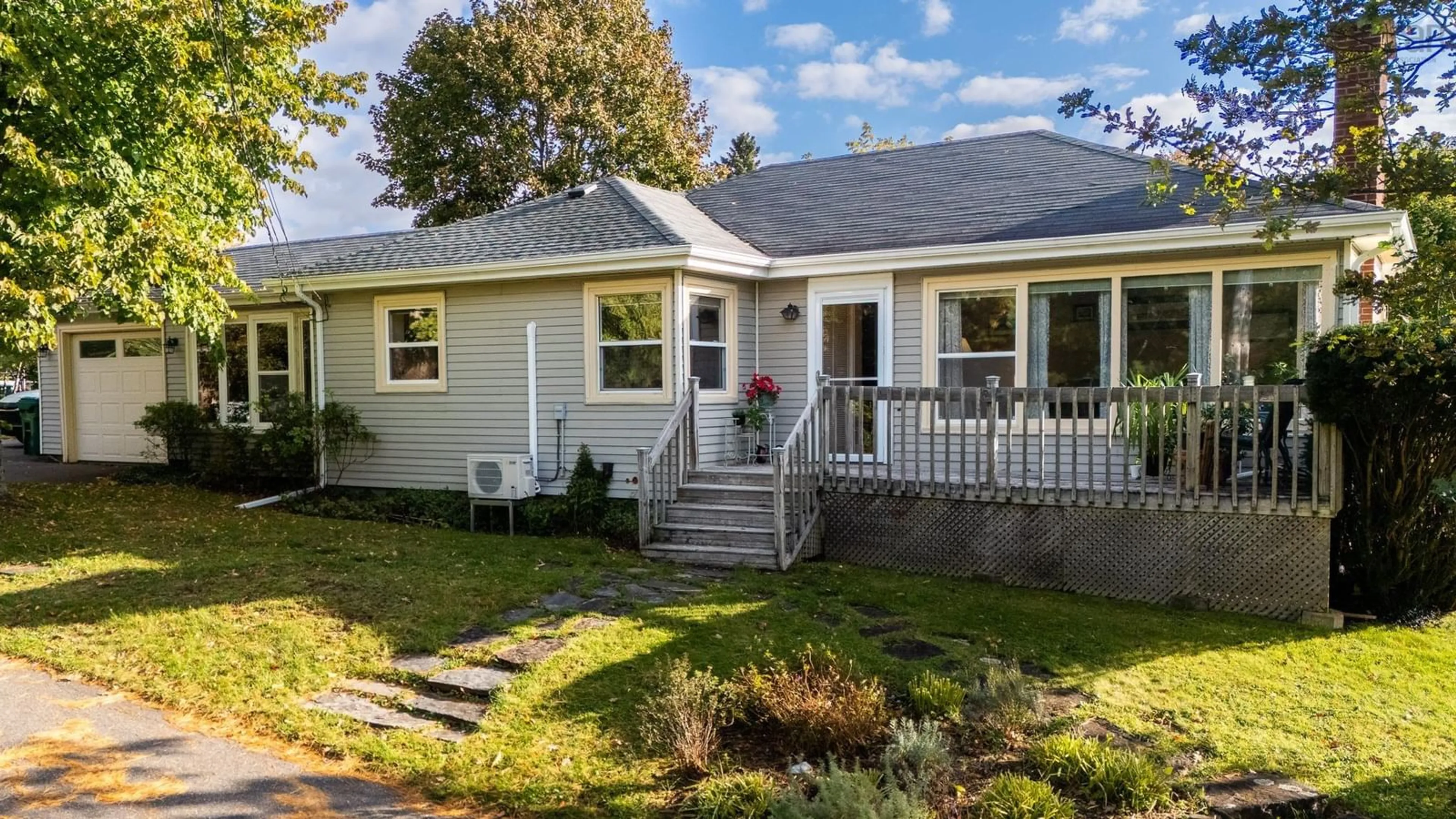 Home with vinyl exterior material, street for 59 Tremain Cres, Windsor Nova Scotia B0N 2T0