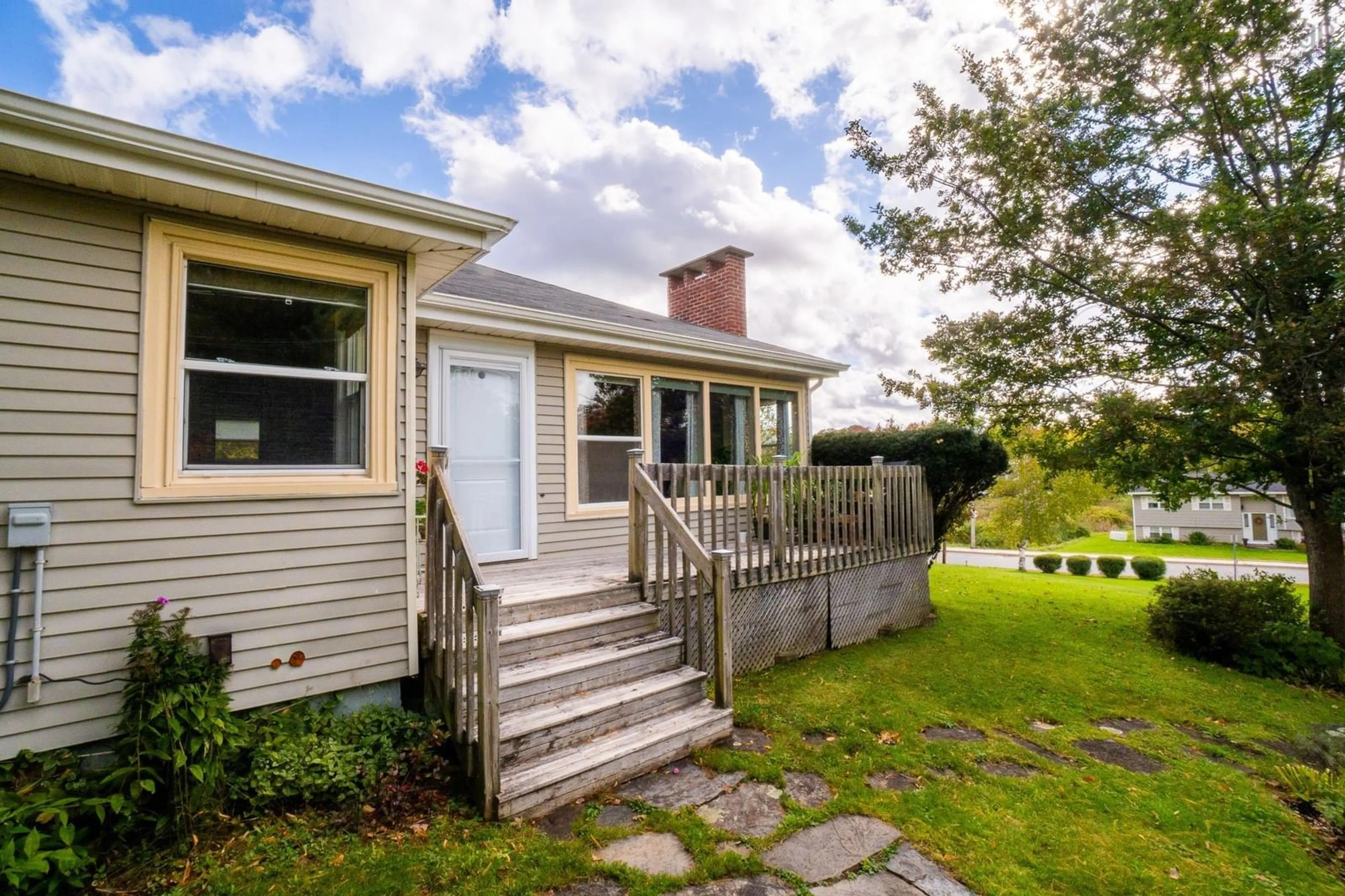 Patio, street for 59 Tremain Cres, Windsor Nova Scotia B0N 2T0