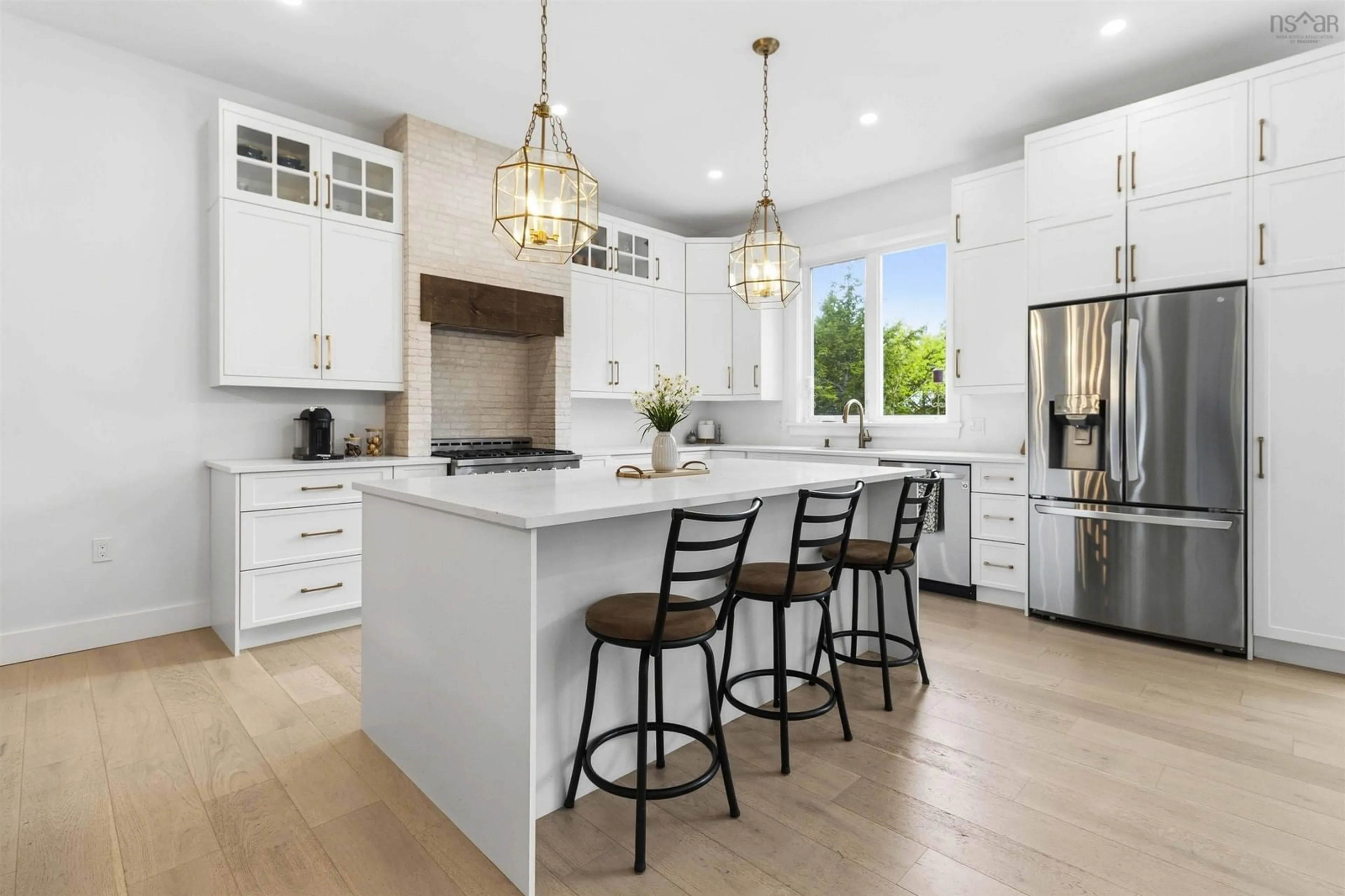 Open concept kitchen, ceramic/tile floor for 60 Wickshire Lane, Grand Lake Nova Scotia B2T 1B3