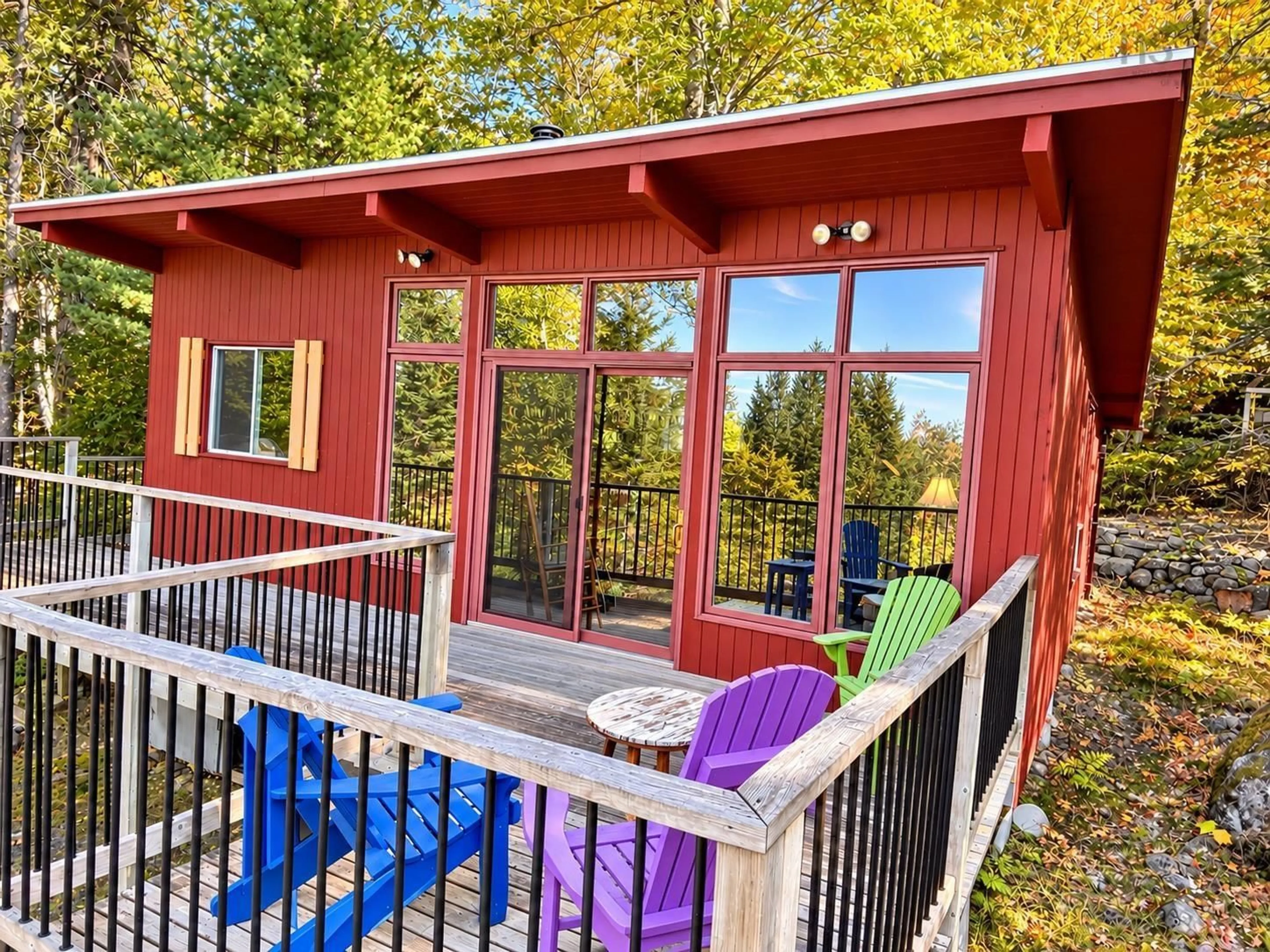 Patio, water/lake/river/ocean view for 127 Ponhook View Dr, Labelle Nova Scotia B0T 1E0