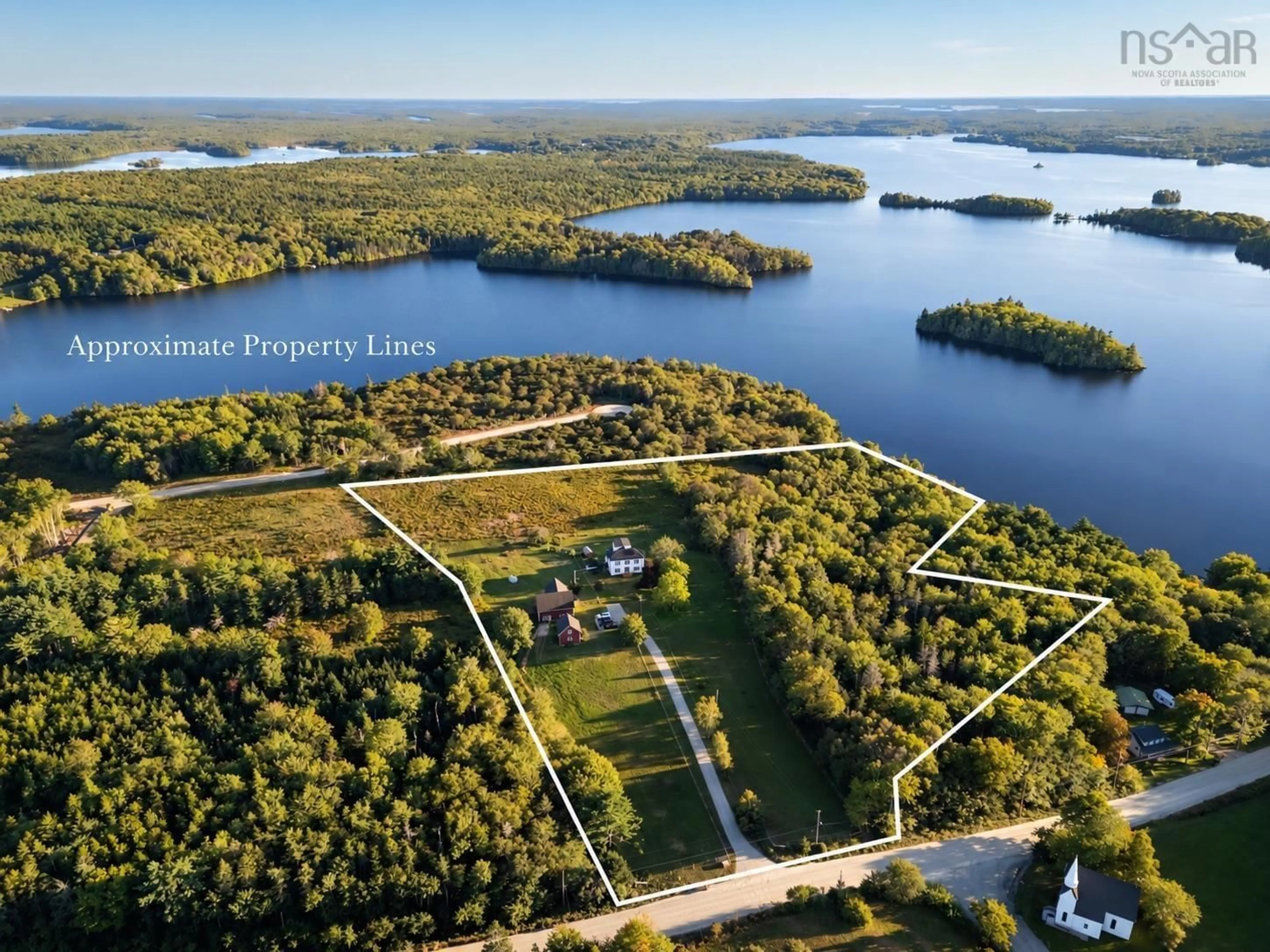 A pic from outside/outdoor area/front of a property/back of a property/a pic from drone, water/lake/river/ocean view for 1692 Raynardton Rd, Raynardton Nova Scotia B0W 3M0