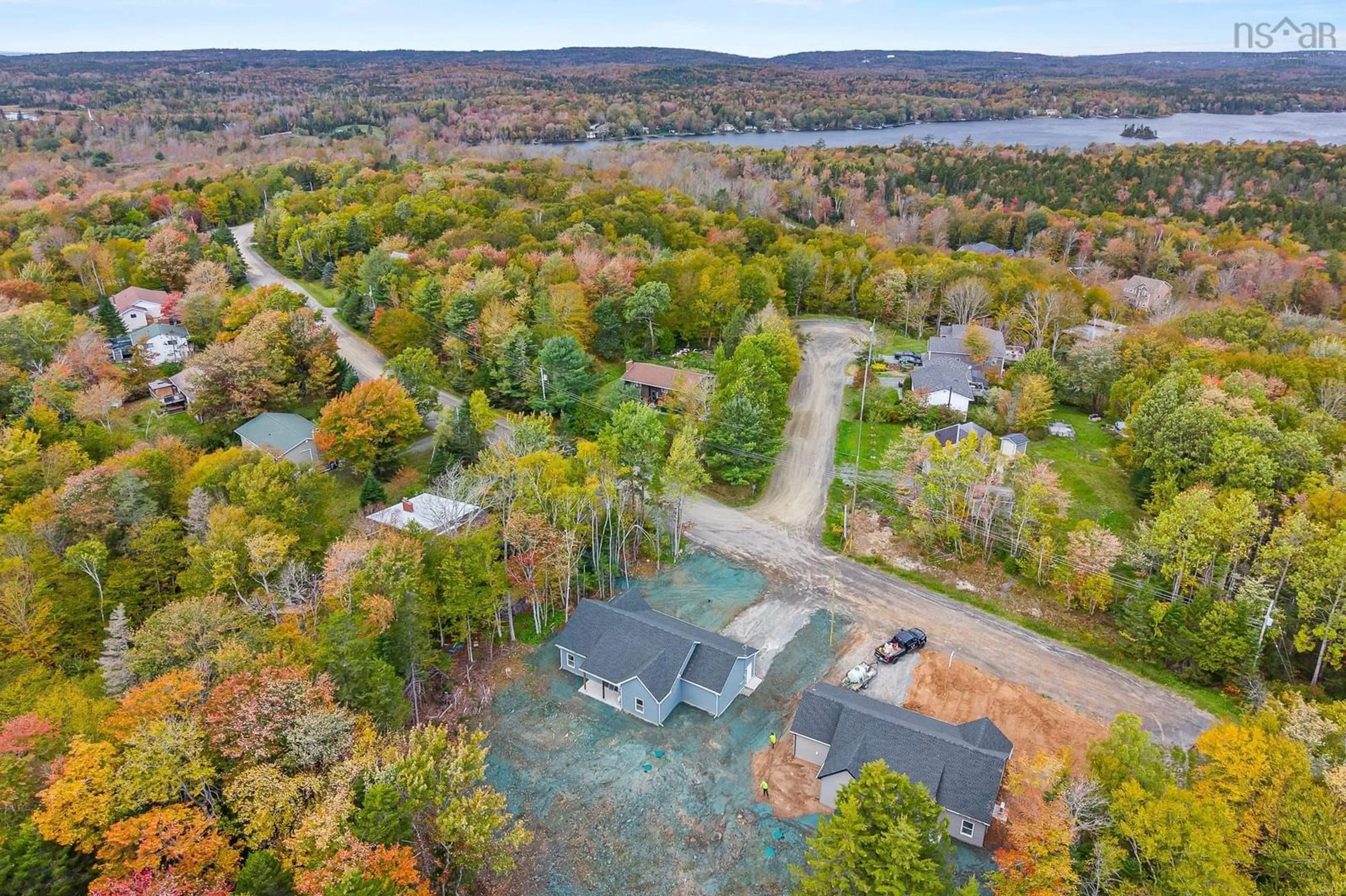 A pic from outside/outdoor area/front of a property/back of a property/a pic from drone, unknown for 79 Pinewood Dr, East Hants Nova Scotia B0N 1Z0
